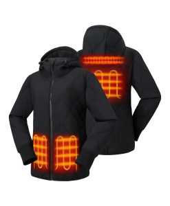 Alternative view of ORORO Heated Stargazer Women's Heated Quilted Hoodie Jacket (ORORO Heated Final Sale)