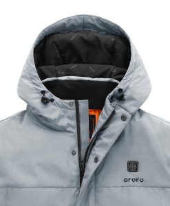 Alternative view of ORORO Heated Men's Thermolite® Heated Padded Jacket