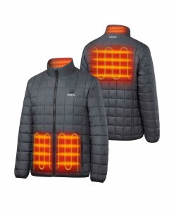 ORORO Heated (Open-box) Prism Men's 4-Zone Heated Quilted Jacket (Battery Set Not Included)