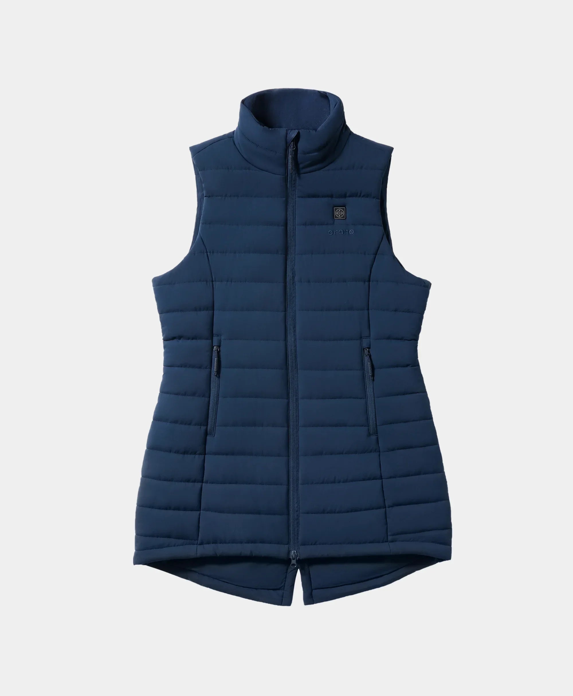 ORORO Heated Tribeca Women's Heated Long Puffer Vest - Image 45