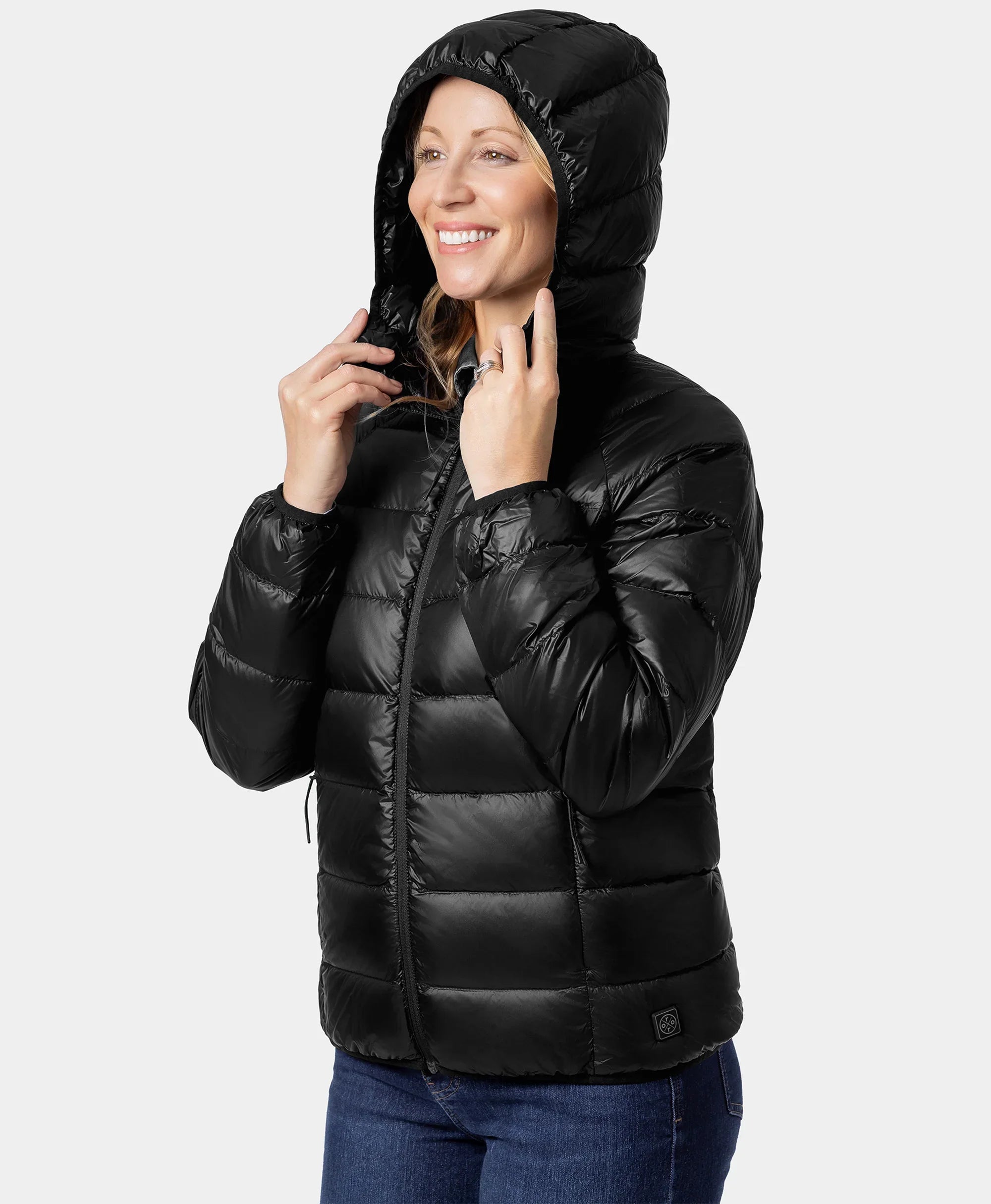 ORORO Heated Aero Women's 4-Zone Packable Heated Down Jacket - Image 7
