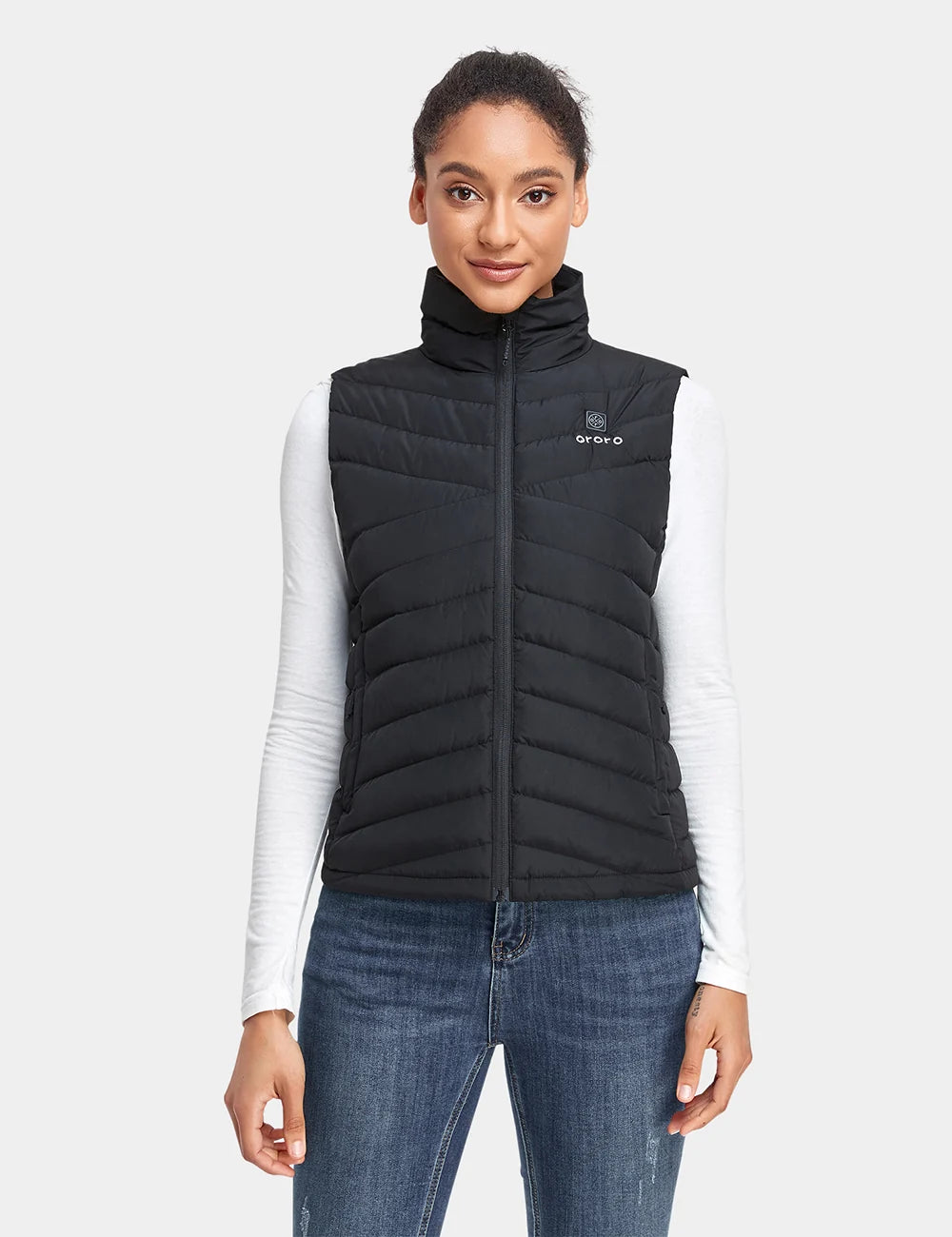 ORORO Heated Women's Heated Lightweight Down Vest