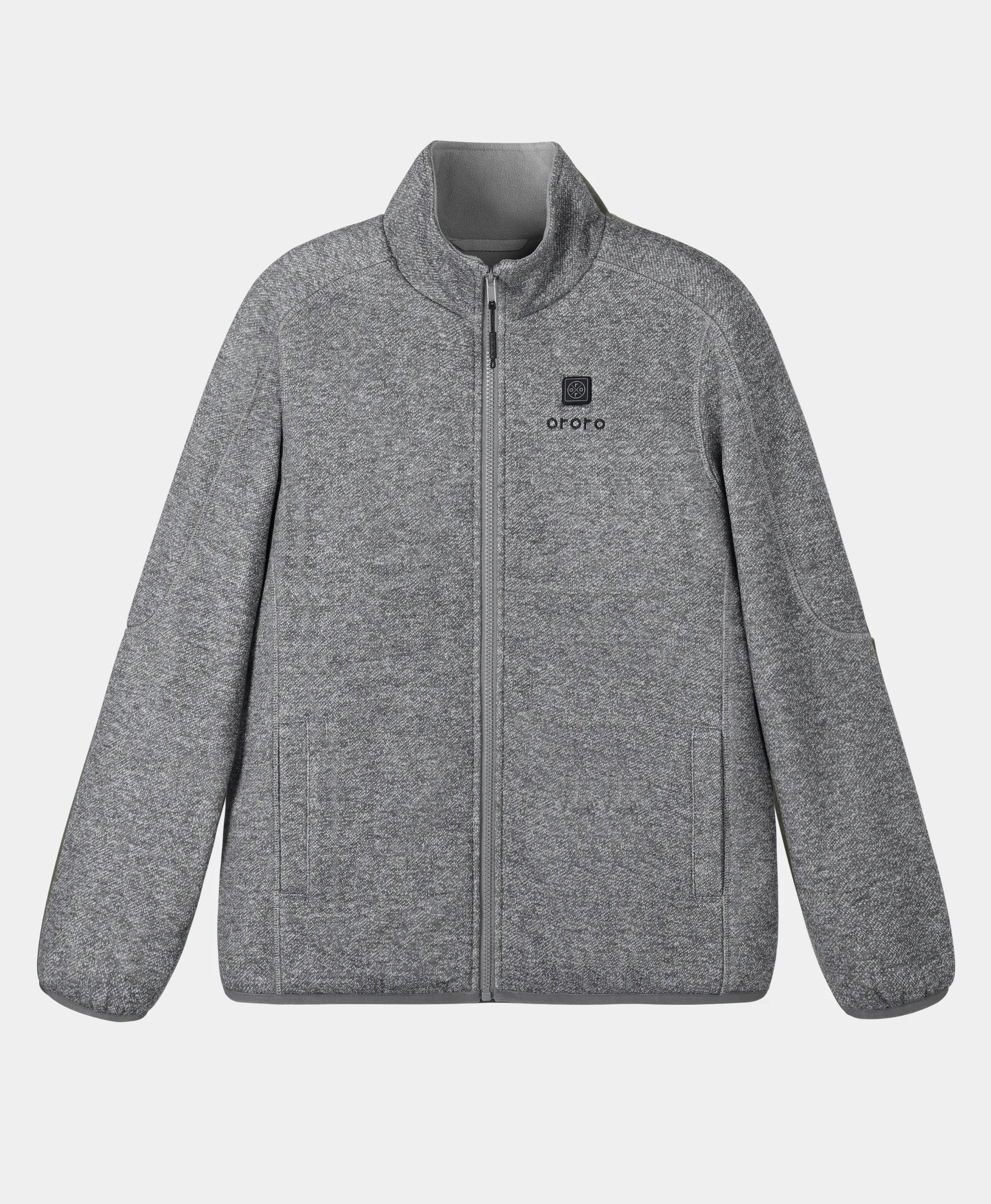 ORORO Heated (Open-box) Men's Heated Full-Zip Fleece Jacket (Battery Set Not Included) - Image 5