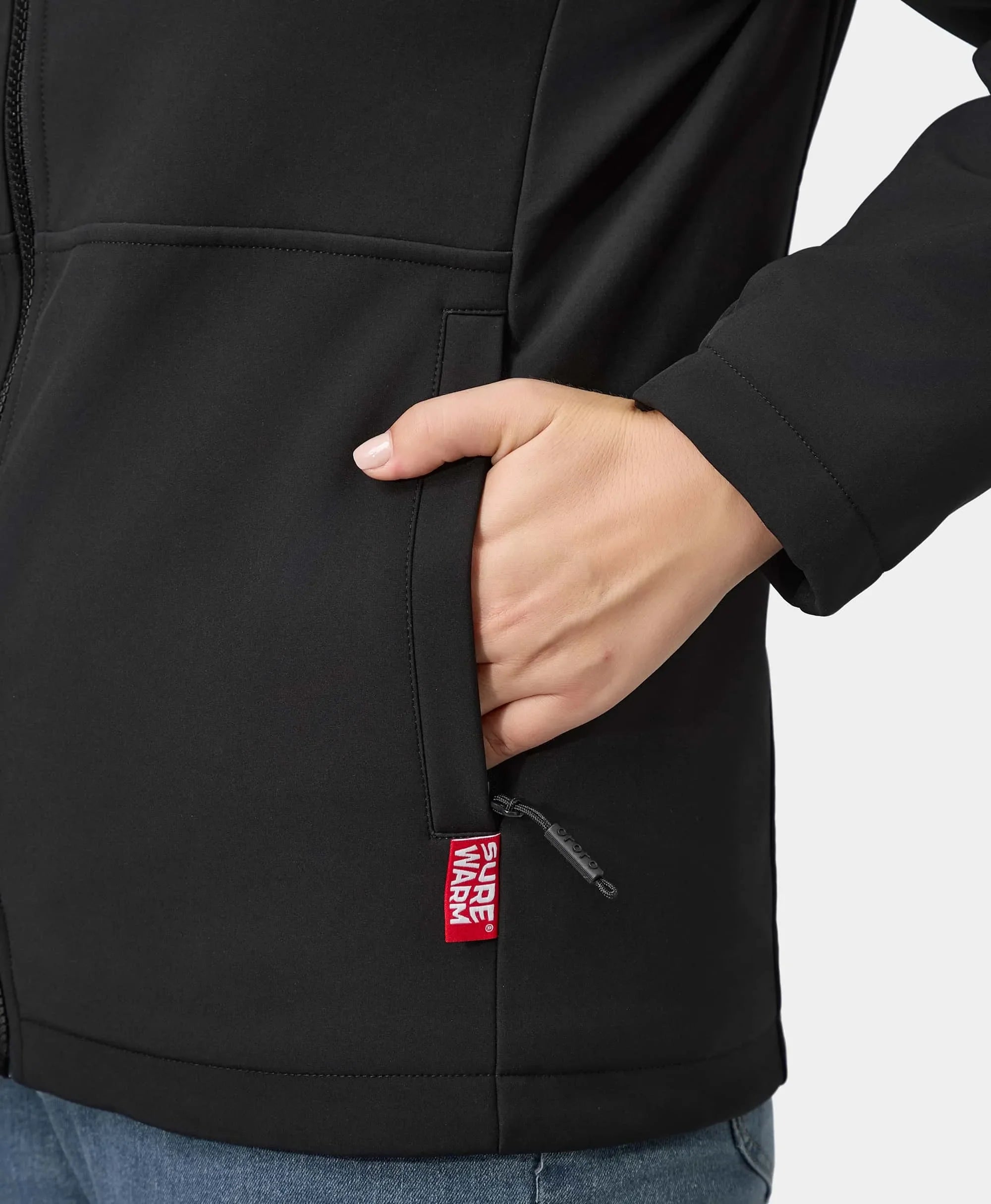 ORORO Heated Maverick ORORO Heated SureWarm® Women's 6-Zone Dual-Control Heated Softshell Jacket - Image 23