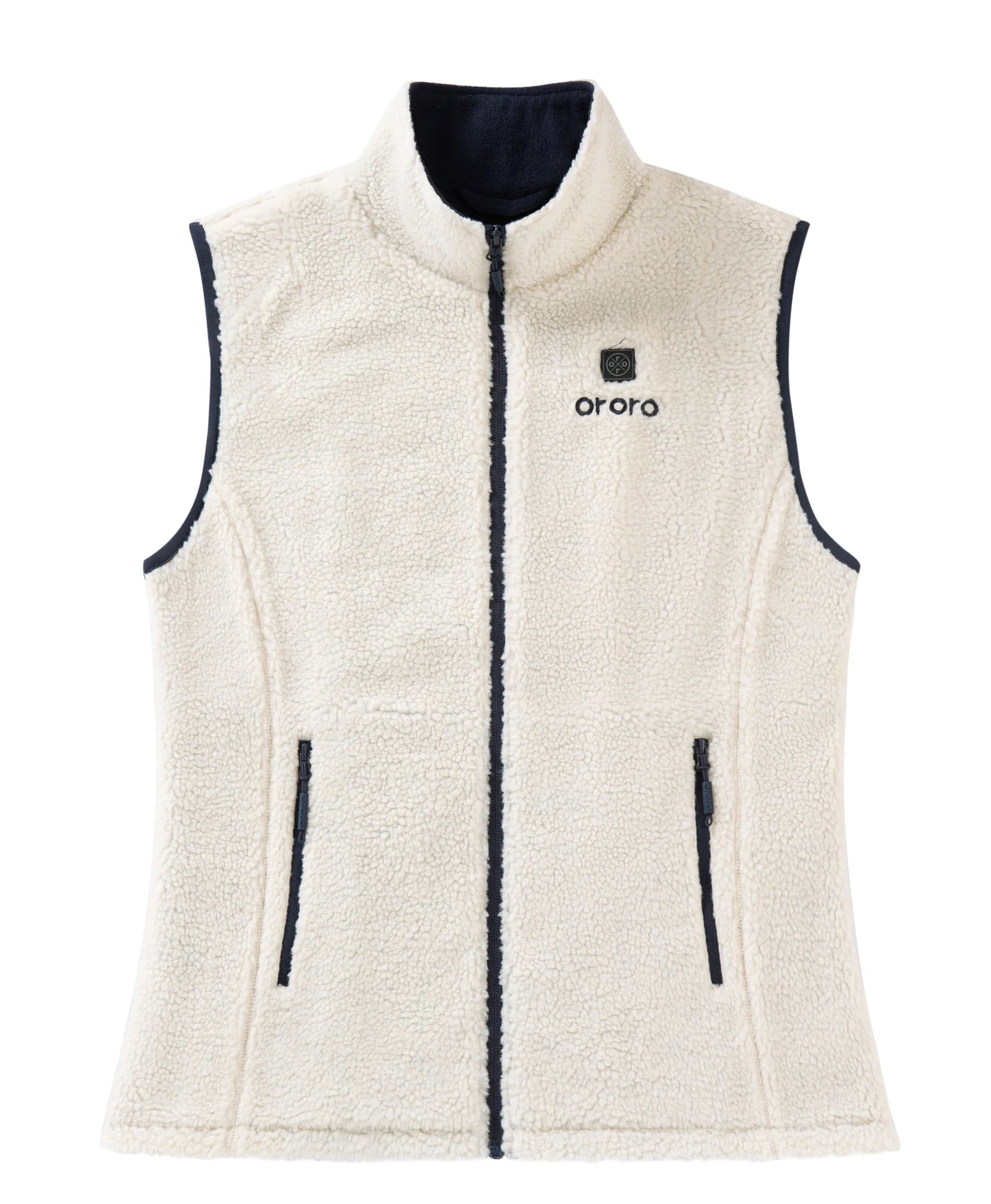 ORORO Heated (Open-box) Women's Heated Recycled Fleece Vest (Battery Set Not Included) - Image 5