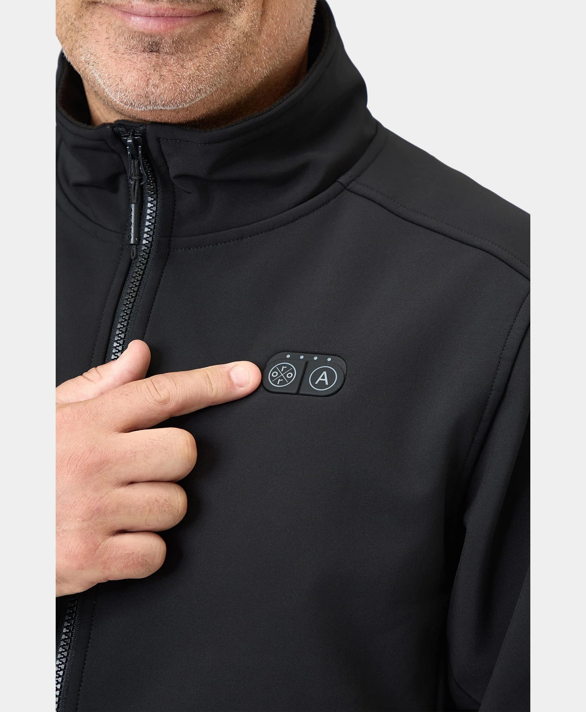 ORORO Heated Maverick ORORO Heated SureWarm® Men's 6-Zone Dual-Control Heated Softshell Jacket (Apparel Only) - Image 6