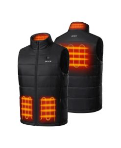 Alternative view of ORORO Heated Men's Classic Heated Vest - Black
