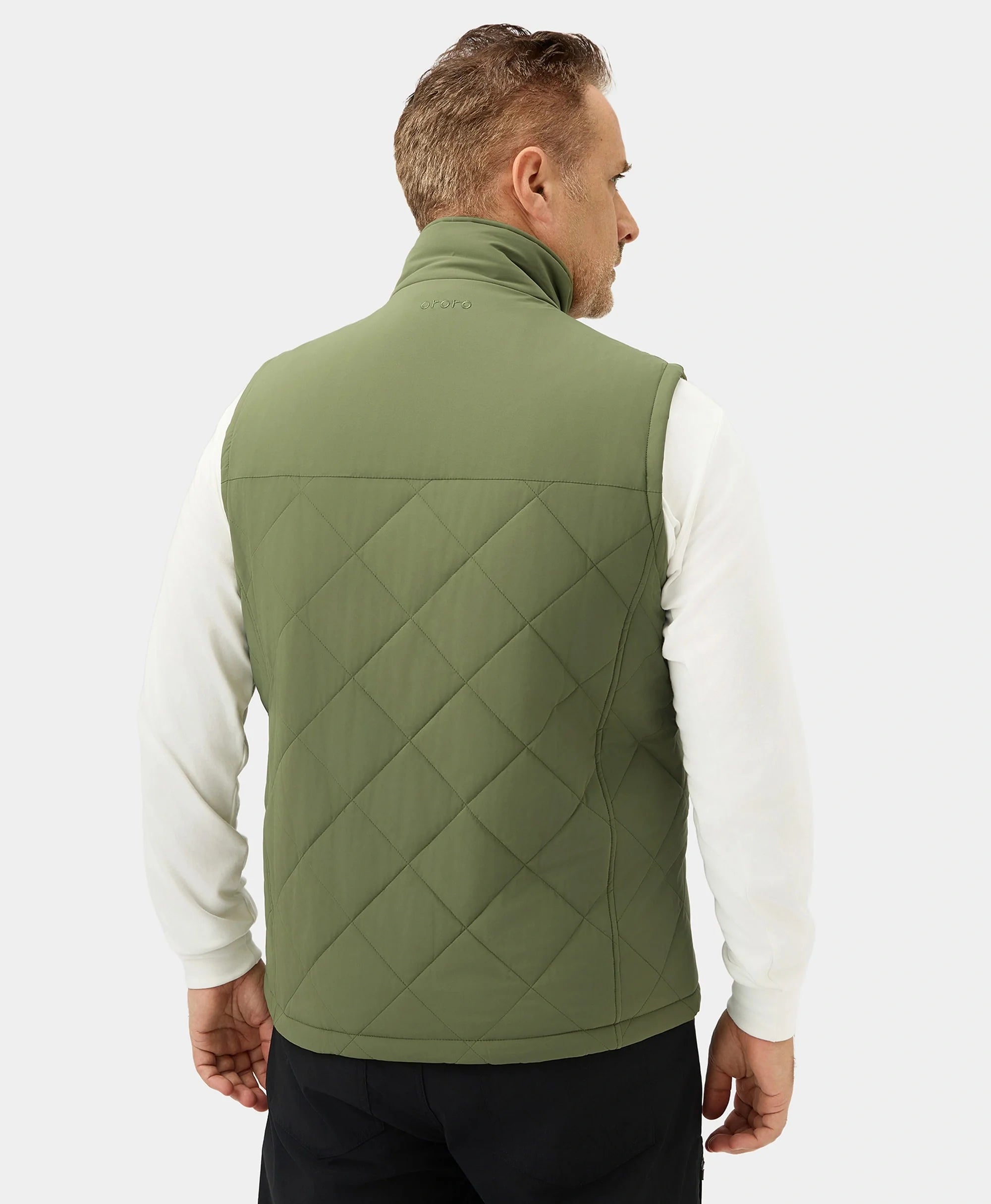 ORORO Heated Men's Heated Quilted Vest (Apparel Only) - Image 18