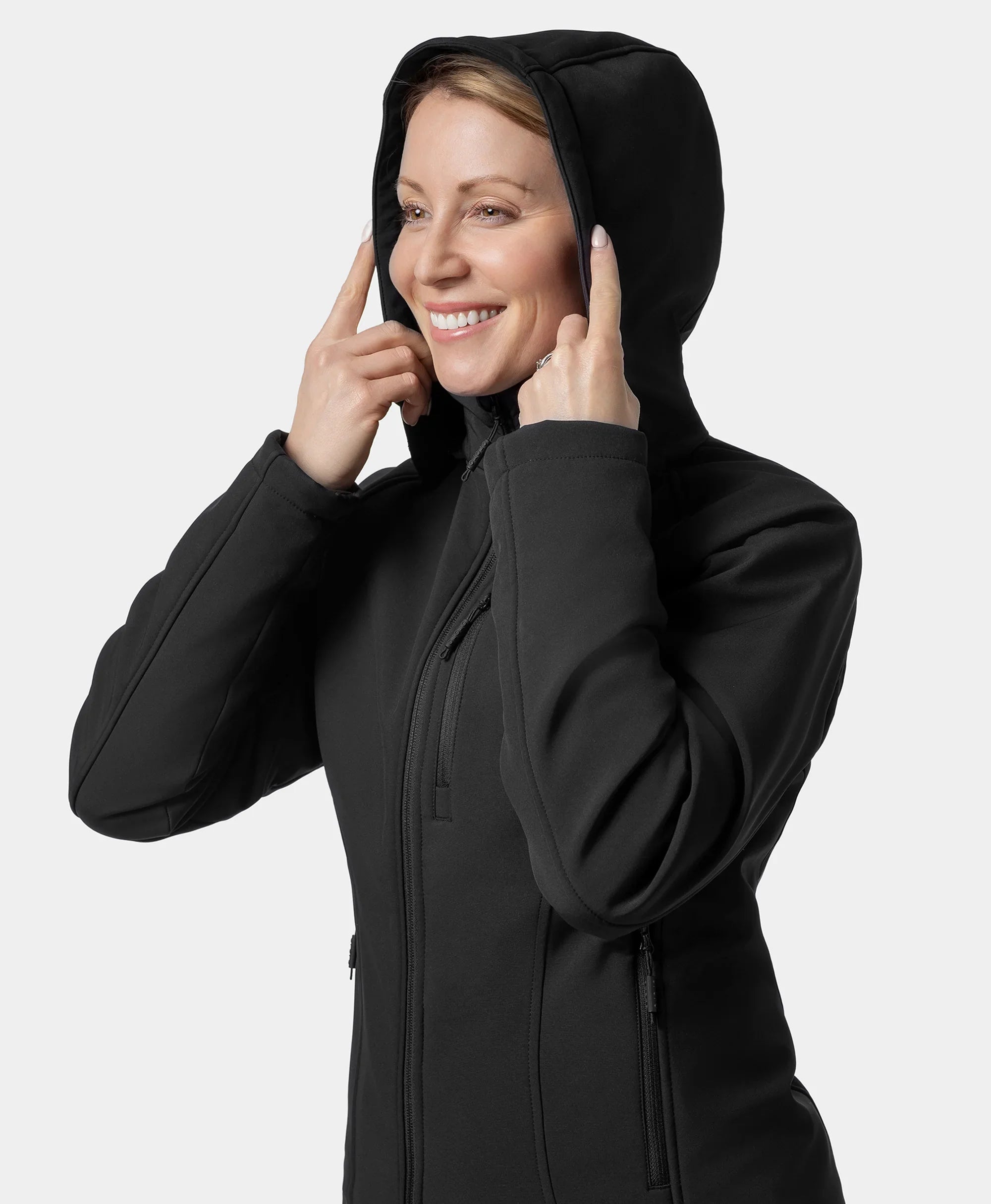 ORORO Heated Paragon Women's Heated Jacket - Black - Image 4