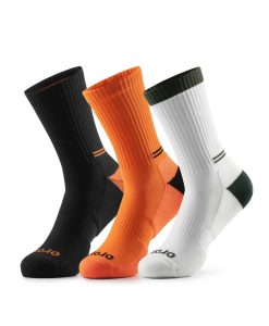 Alternative view of ORORO Heated Unisex Wool Blend Mid Crew Socks 3-Pack (ORORO Heated Final Sale)
