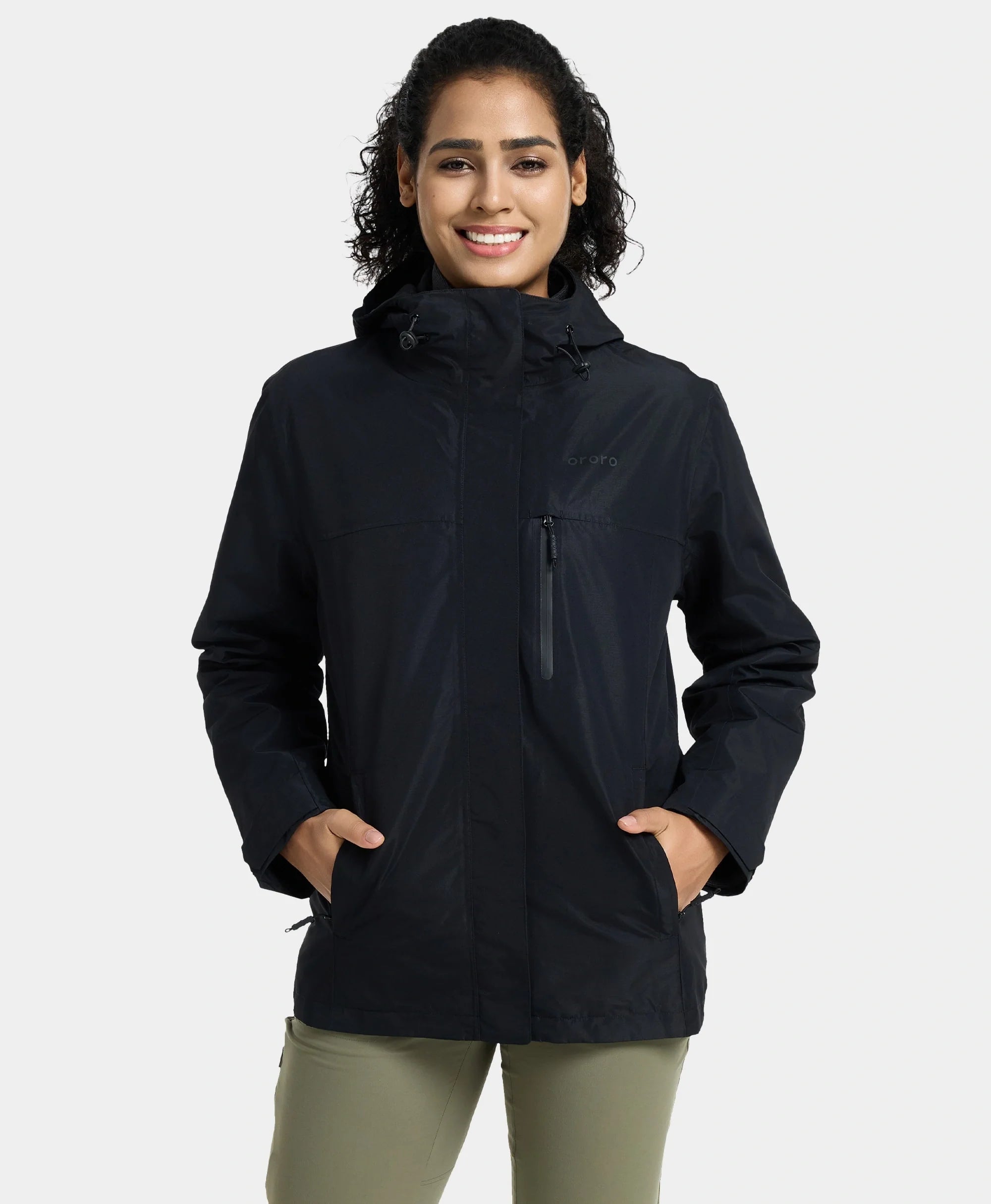 ORORO Heated River Ridge Women's Waterproof Shell Jacket - Image 4