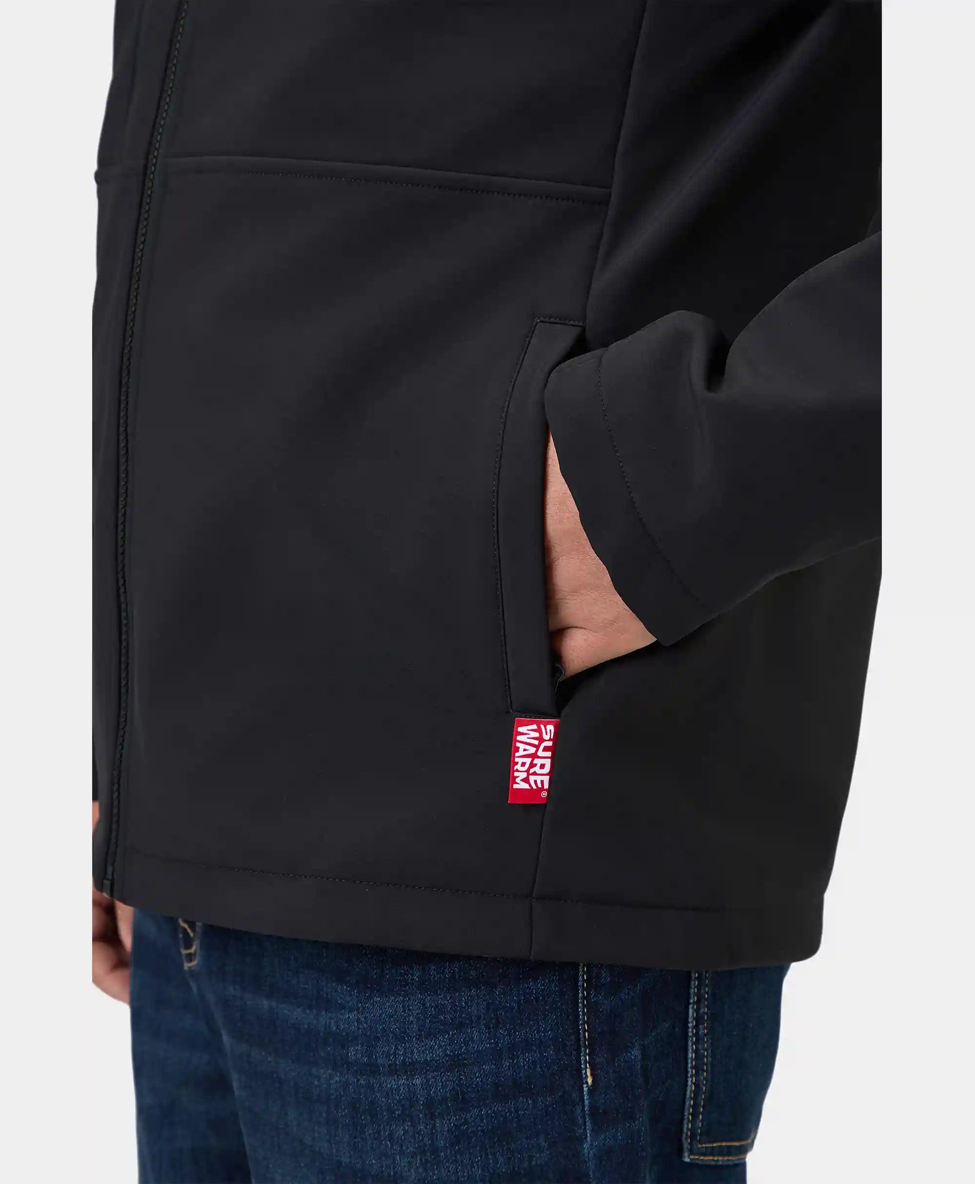ORORO Heated Maverick ORORO Heated SureWarm® Men's 6-Zone Dual-Control Heated Softshell Jacket - Image 2