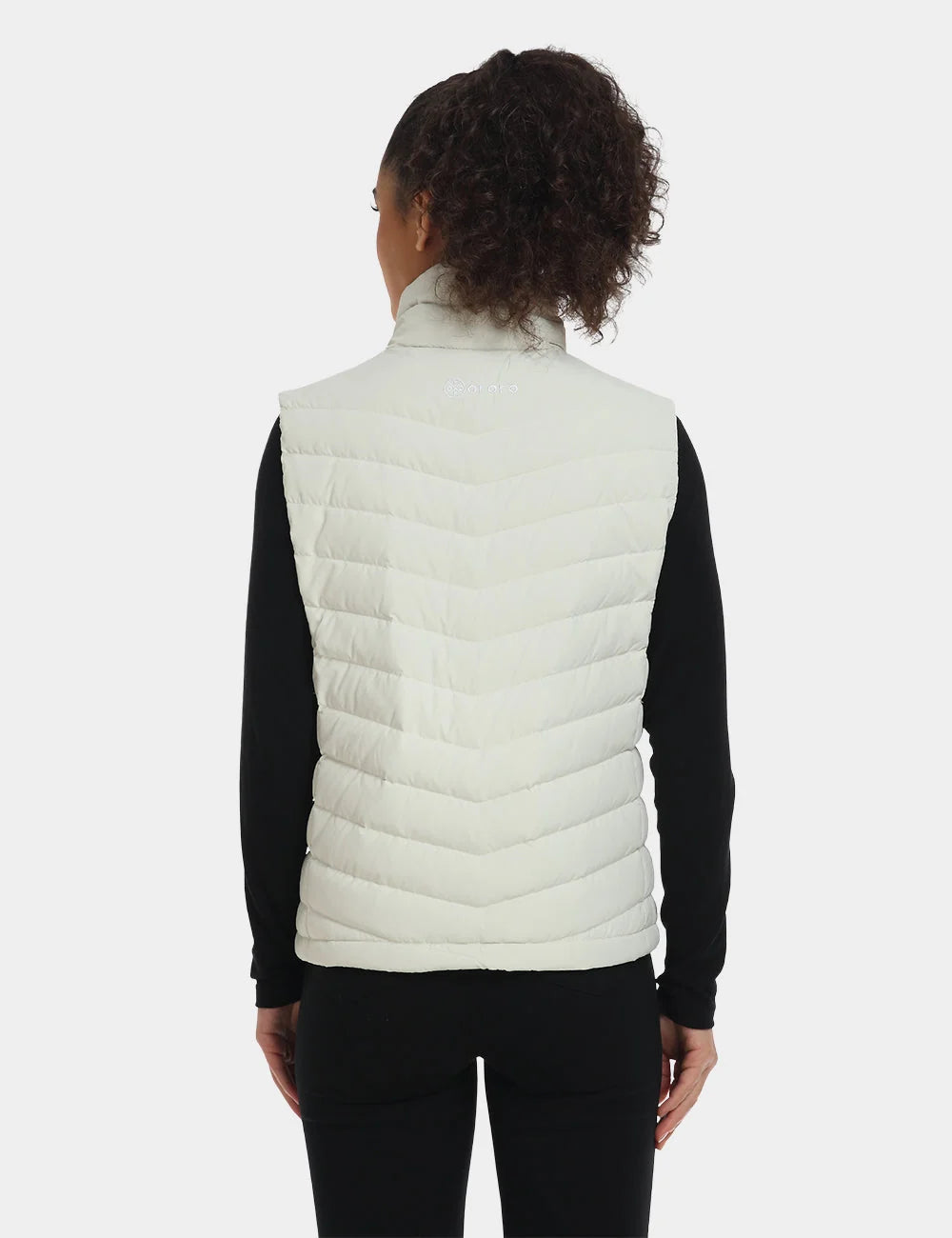 ORORO Heated Women's Heated Lightweight Down Vest (Apparel Only) - Image 40