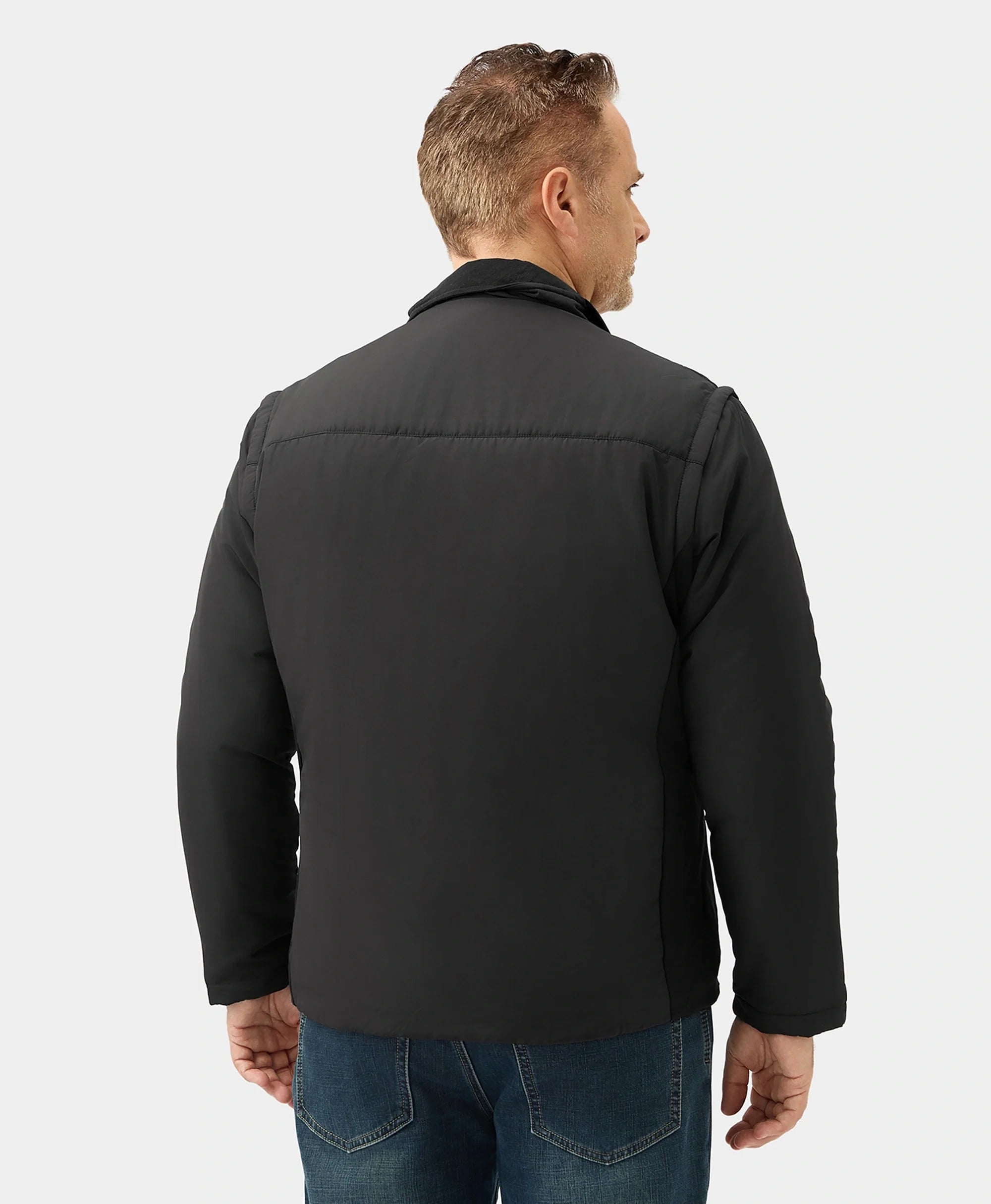 ORORO Heated Men's Heated Golf Jacket (with Zip-Off Sleeves) (Apparel Only) - Image 11