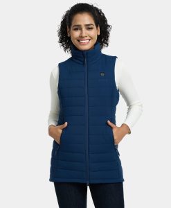 ORORO Heated Tribeca Women's Heated Long Puffer Vest