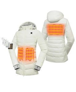 Alternative view of ORORO Heated Women's Heated Puffer Parka Jacket (ORORO Heated Final Sale)