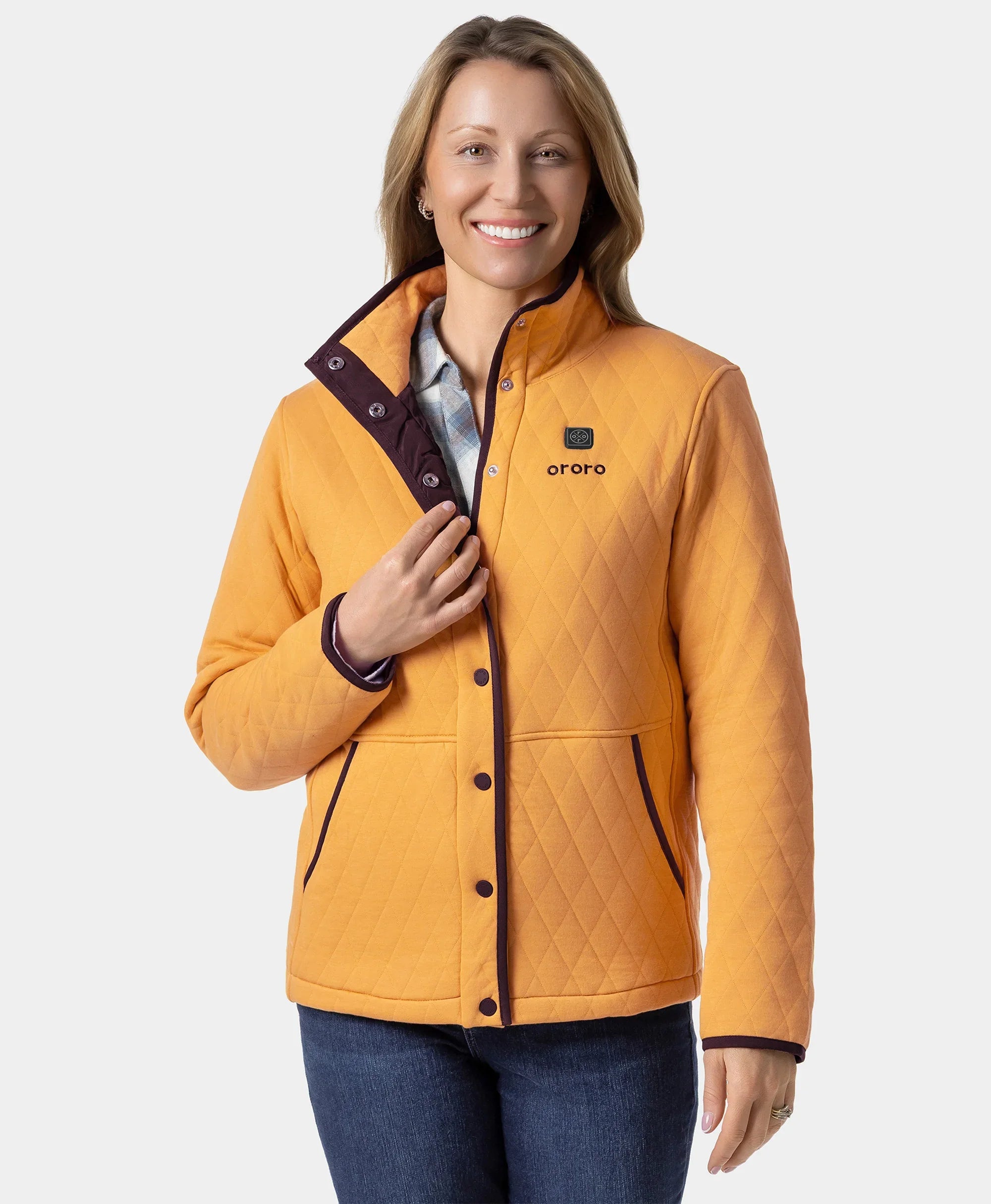 ORORO Heated Chalet Women's Heated Quilted Jacket (ORORO Heated Final Sale) - Image 22