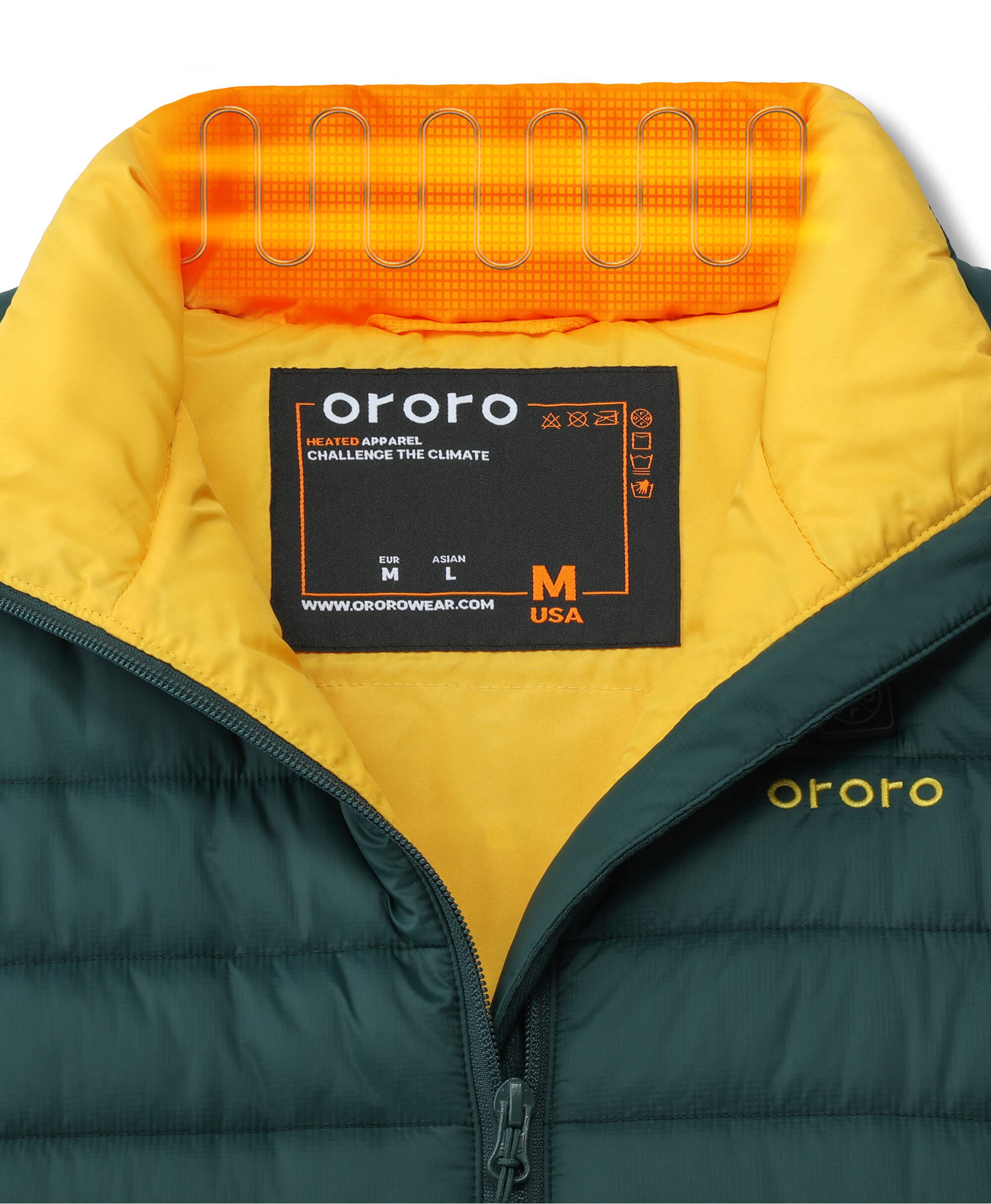 ORORO Heated Men's Classic Heated Vest (Apparel Only) - Image 77