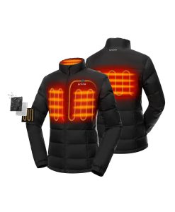 Alternative view of ORORO Heated Women’s Heated Puffer Jacket (ORORO Heated Final Sale)