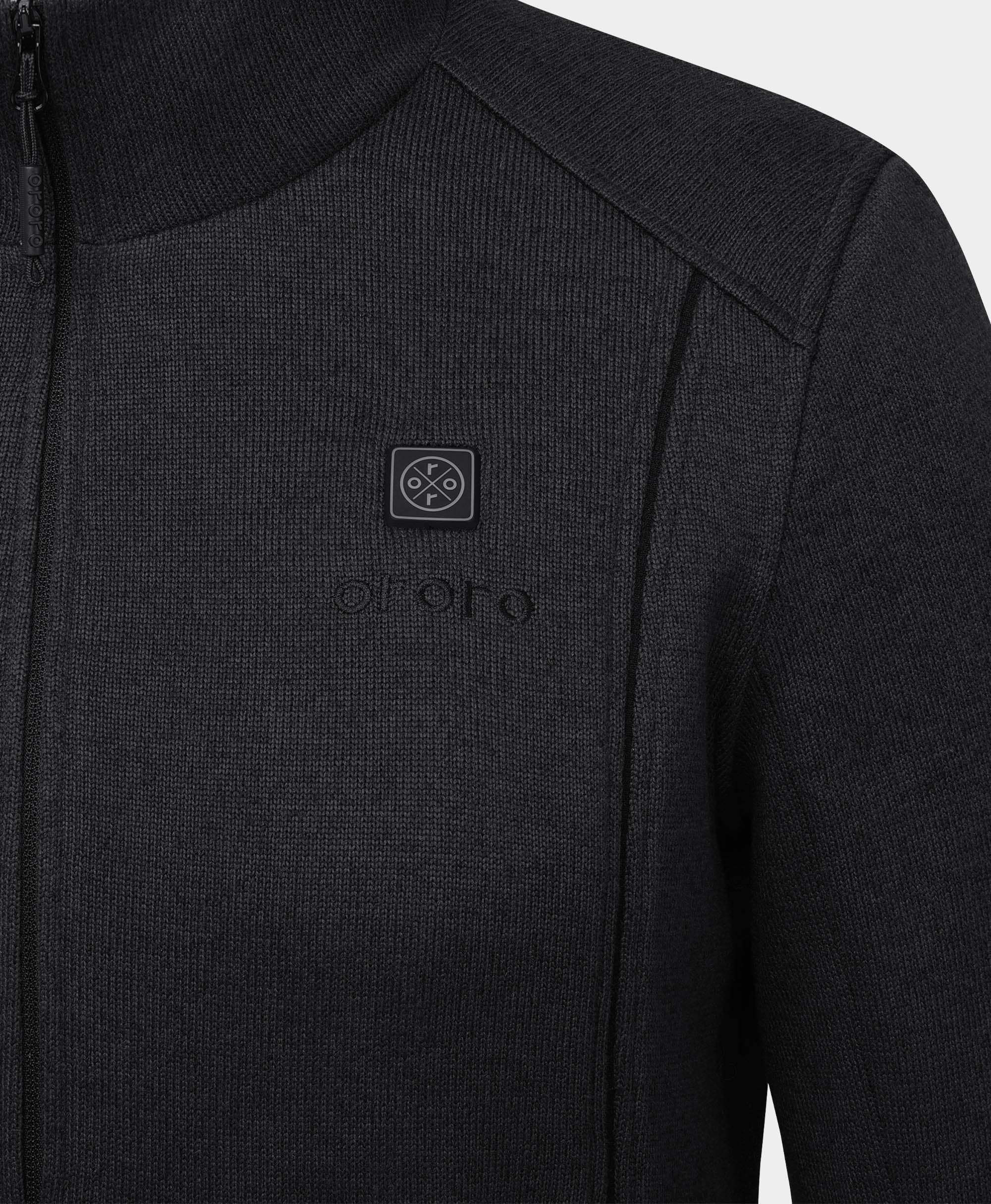 ORORO Heated (Open-box) Augusta Women's 4-Zone Heated Sweater Fleece Qtr Zip Jacket (Battery Set Not Included) - Image 4