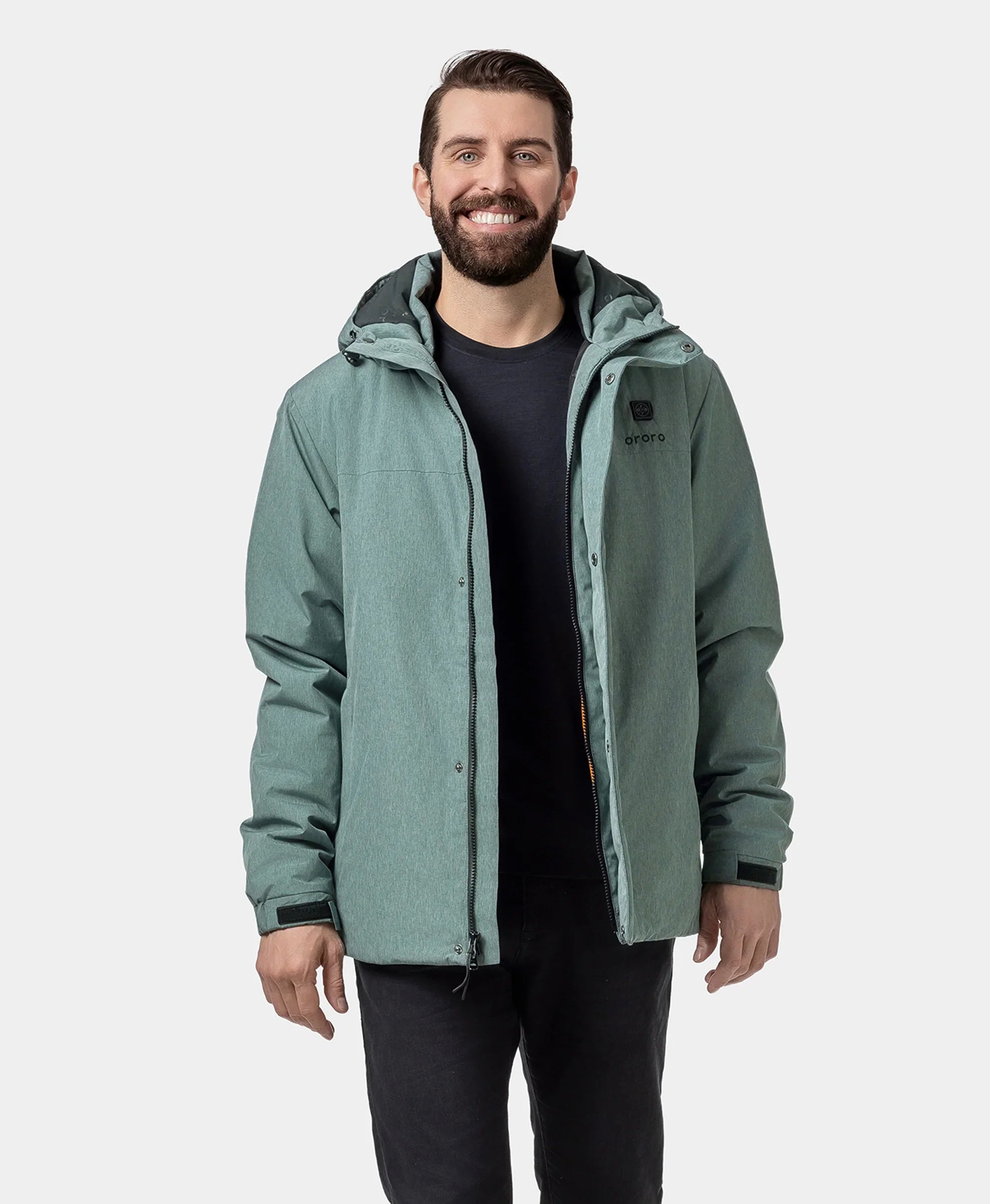 ORORO Heated Men's Thermolite® Heated Padded Jacket - Image 12