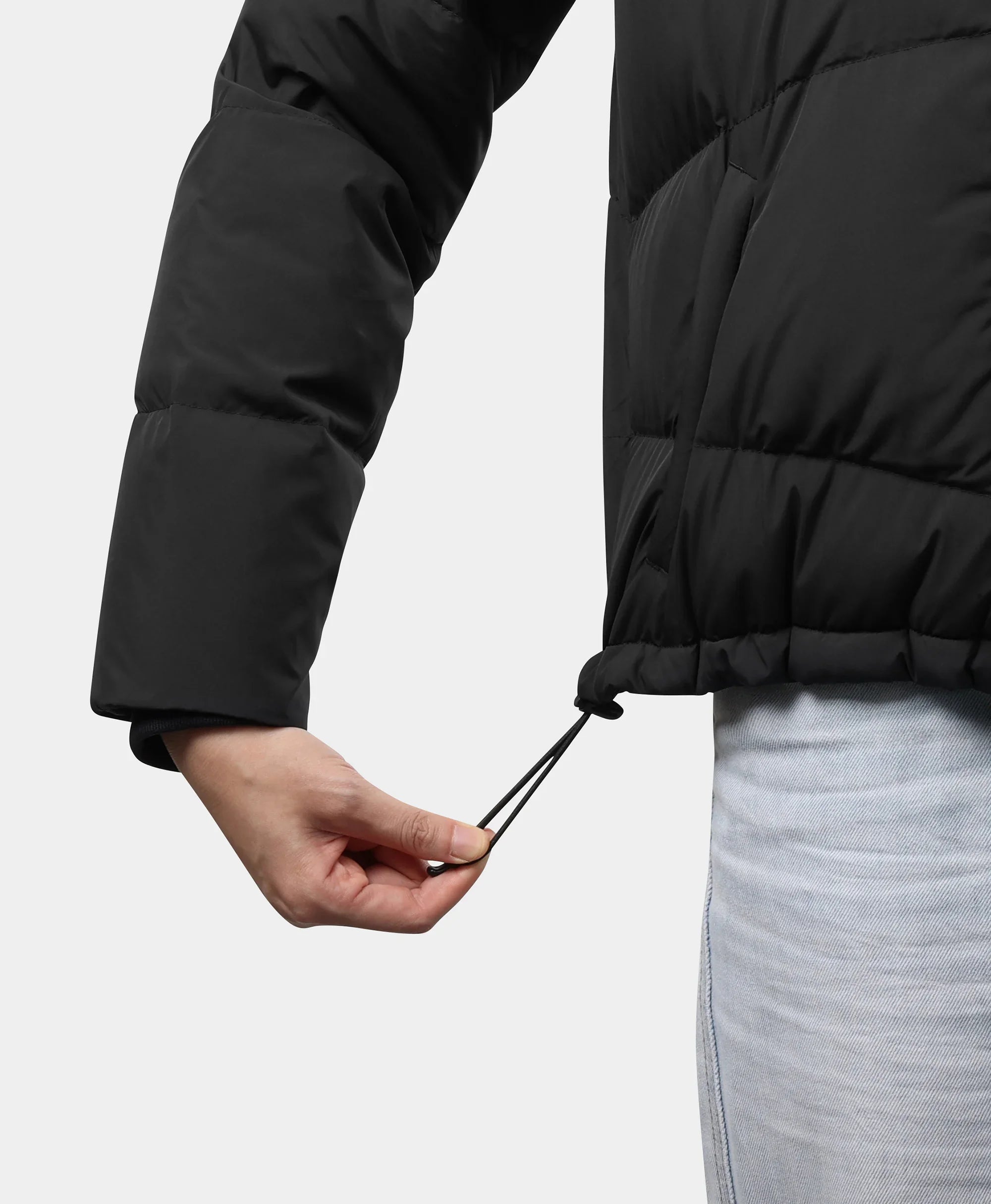 ORORO Heated Cloudpop Women's 4-Zone Heated Puffer Down Hooded Jacket (Apparel Only) - Image 13