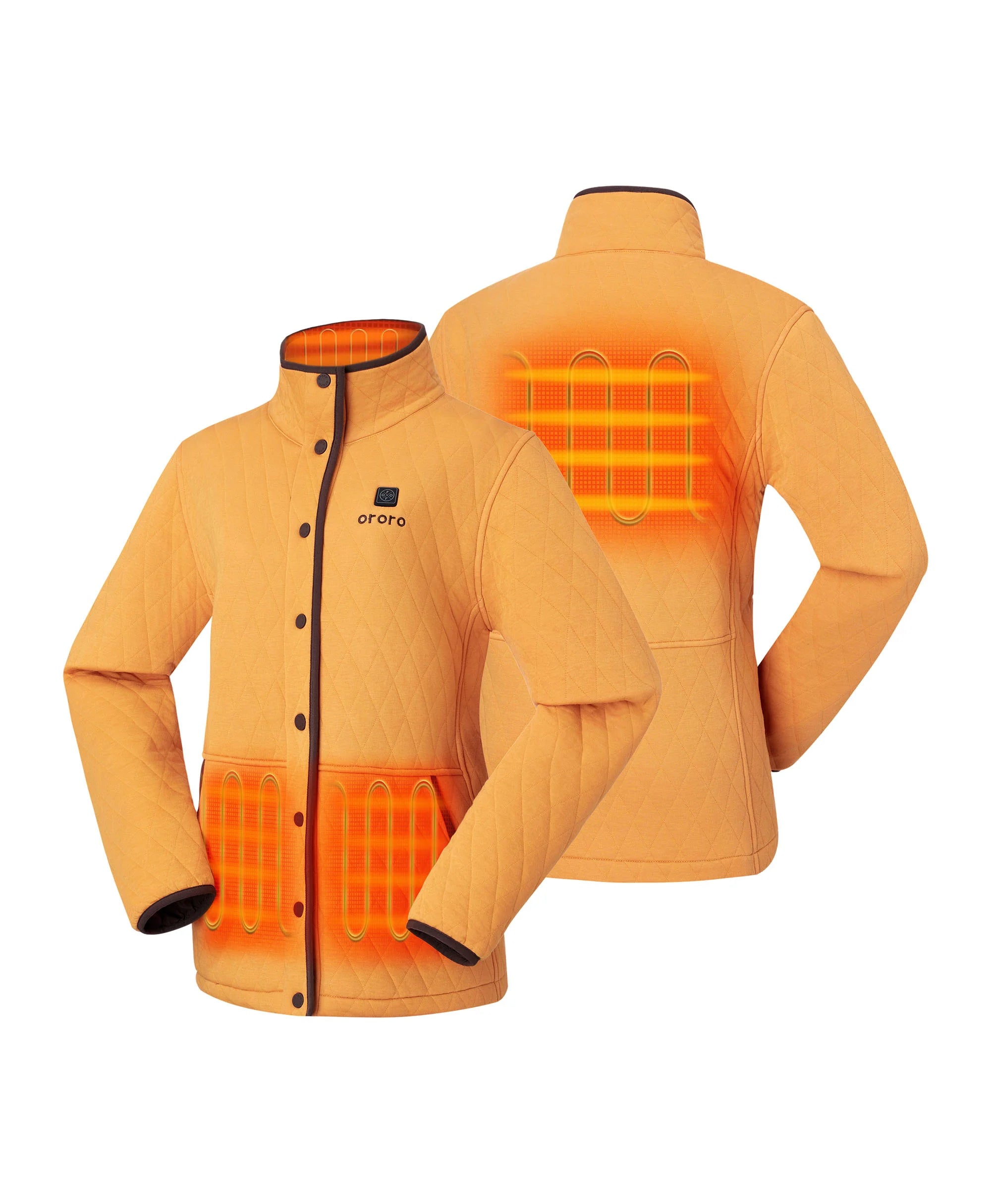 ORORO Heated Chalet Women's Heated Quilted Jacket (ORORO Heated Final Sale) - Image 21