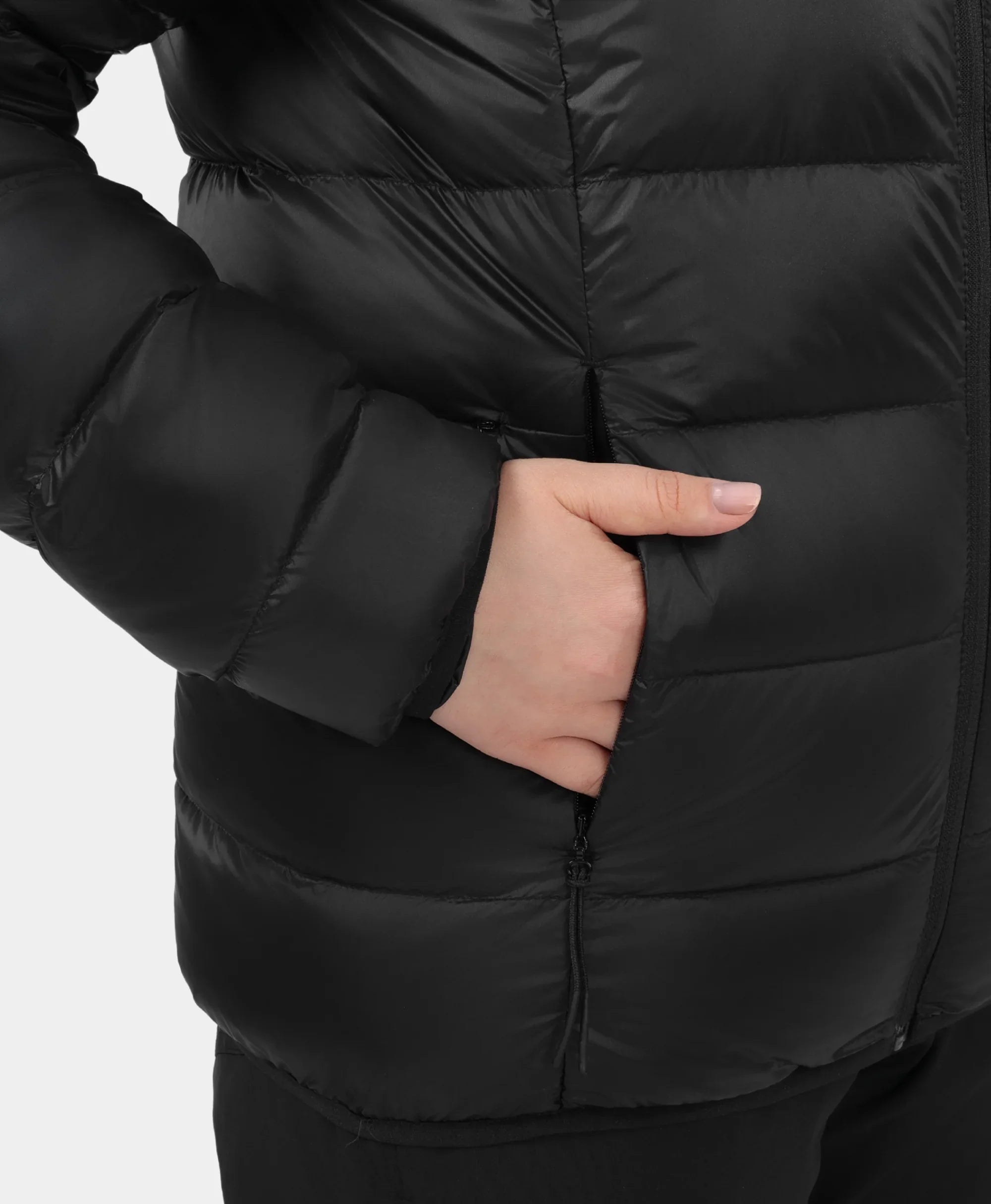 ORORO Heated (Open-box) AeroPro Men's 8-Zone Packable Heated Down Jacket (Battery Set Not Included) - Image 11