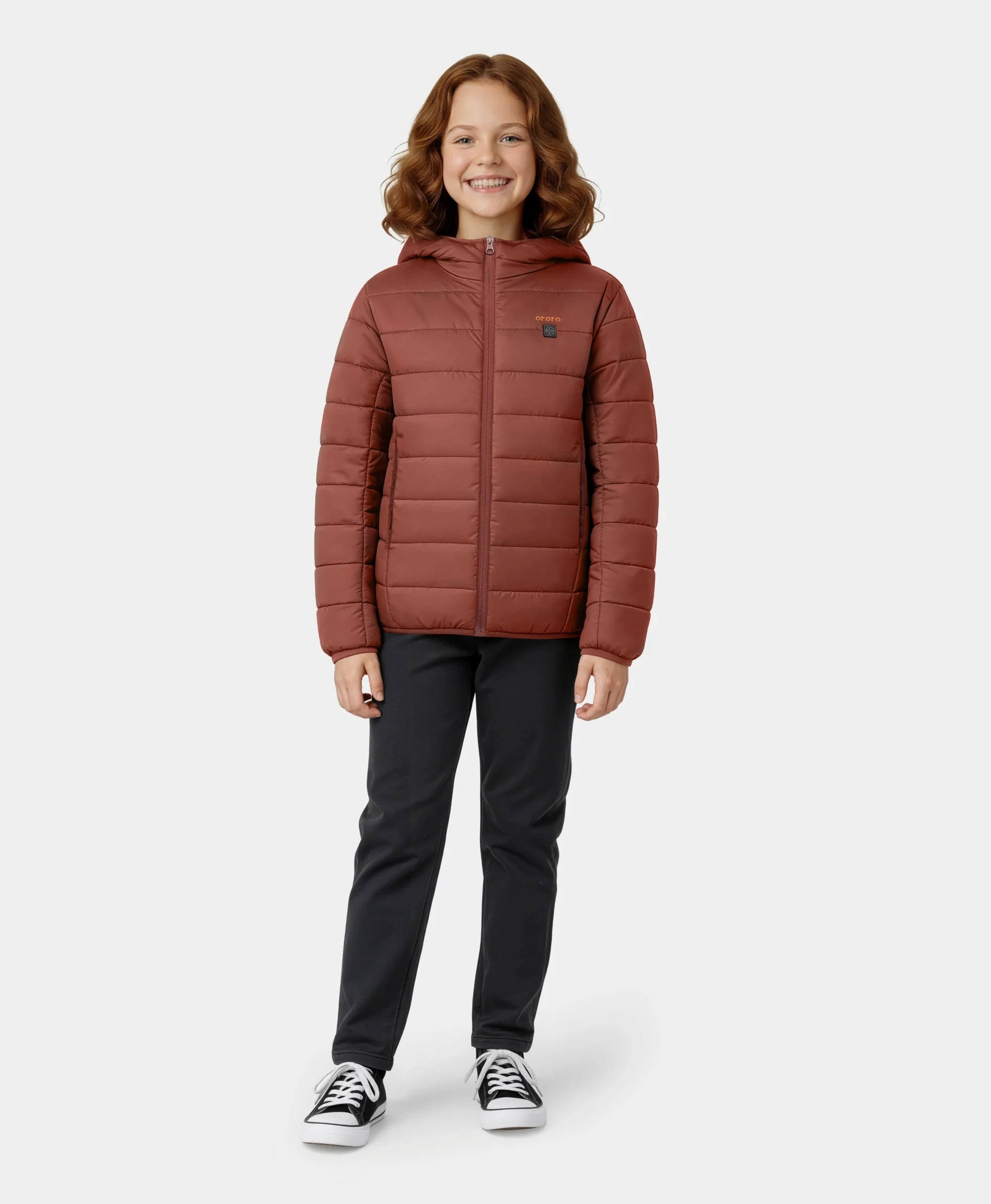 ORORO Heated Kids' 4-Zone Heated Lightweight Puffer Jacket - Image 3