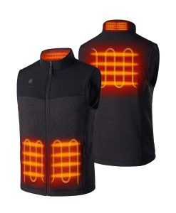 ORORO Heated (Open-box) Augusta Men's Heated Sweater Fleece Vest (Battery Set Not Included)