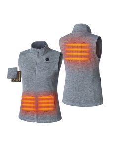 ORORO Heated (Open-box) Women's Heated Fleece Vest (Battery Set Not Included)