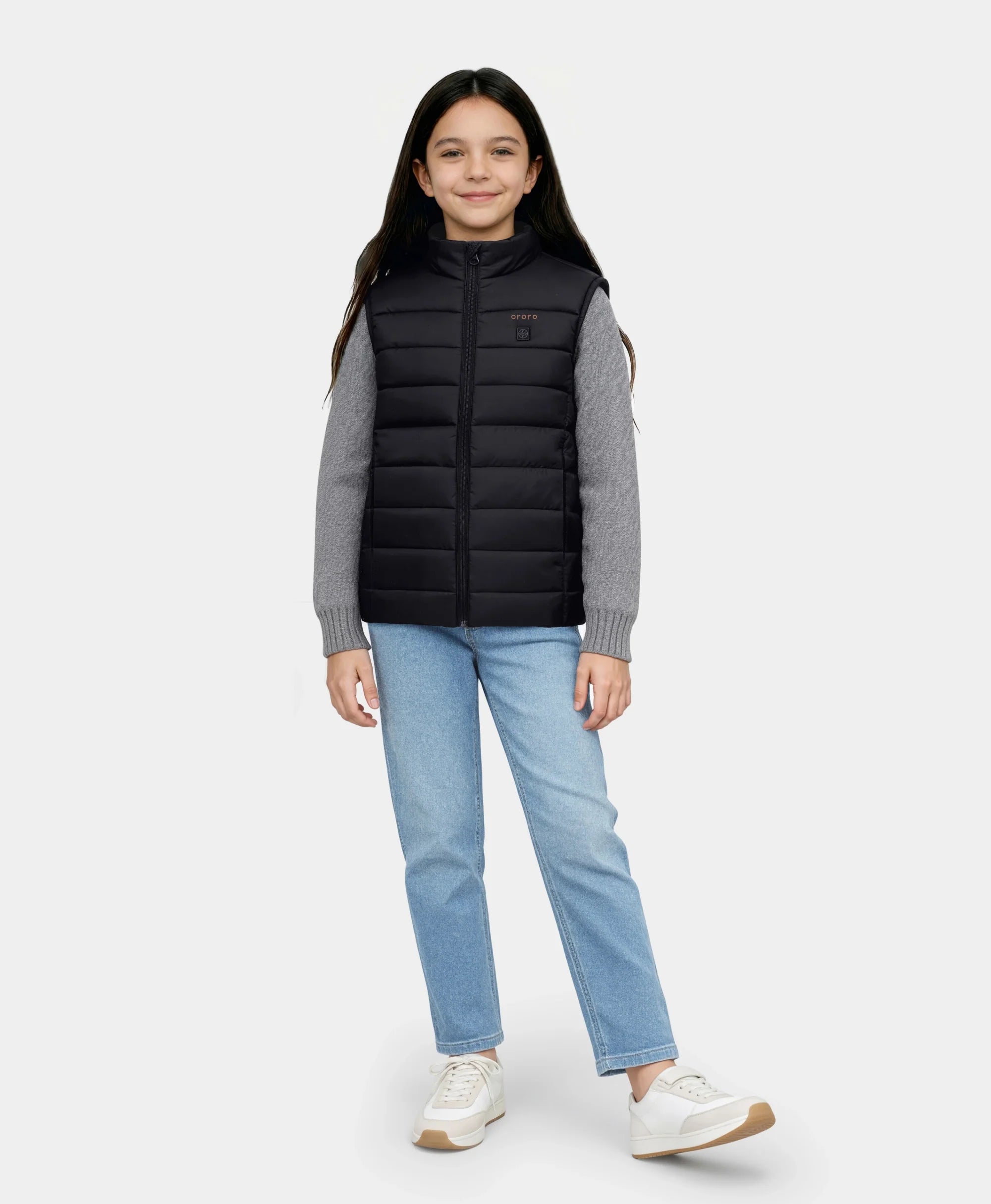 ORORO Heated (Open-box) Kids' 4-Zone Classic Heated Vest (Battery Set Not Included) - Image 14