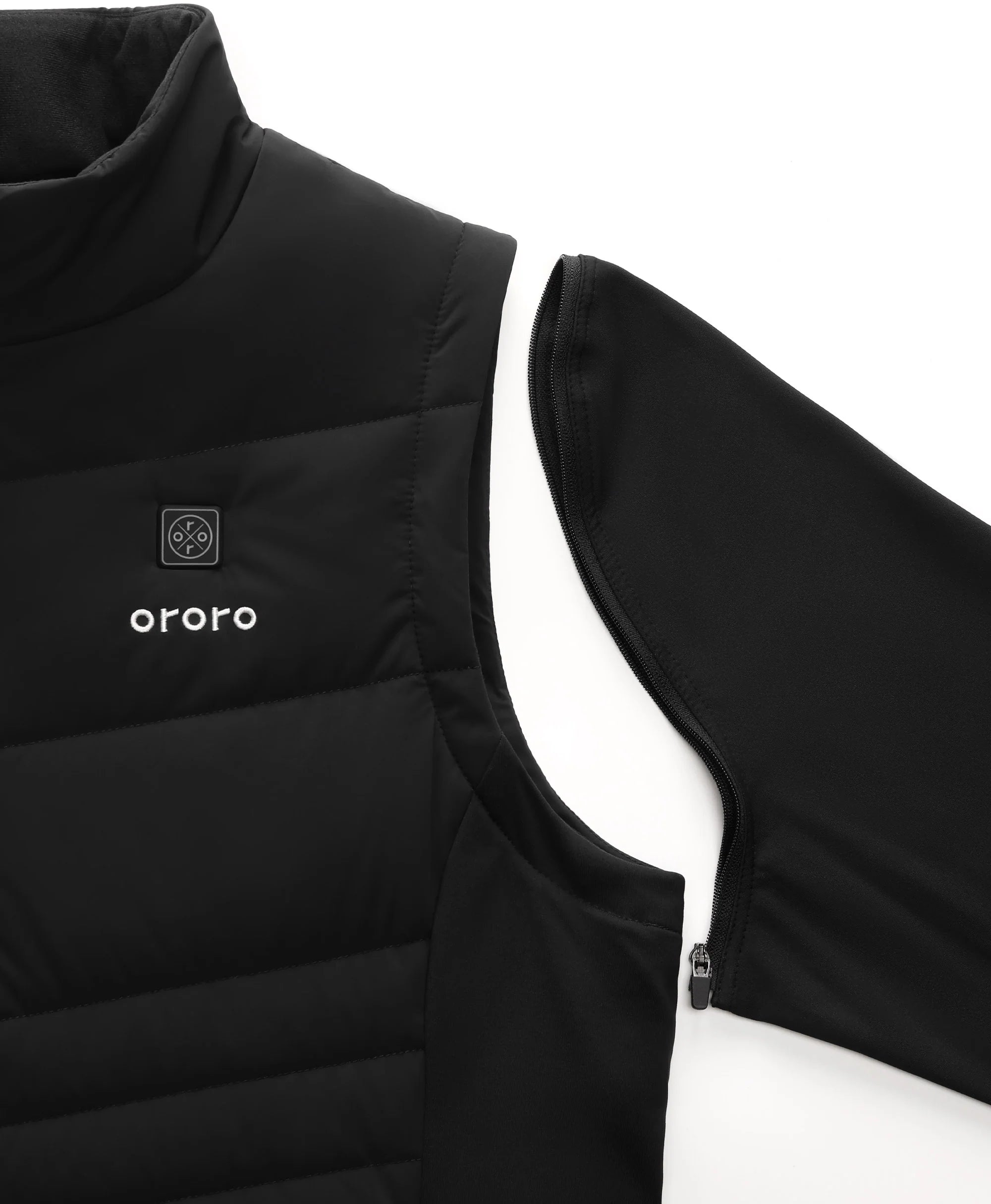 ORORO Heated Turnberry Women's Heated Golf Jacket w/ Zip-off Sleeves (Apparel Only) - Image 10