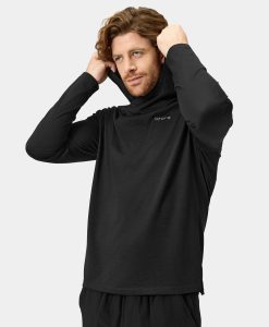Alternative view of ORORO Heated Aoraki Unisex Merino Wool Blend Baselayer - Black