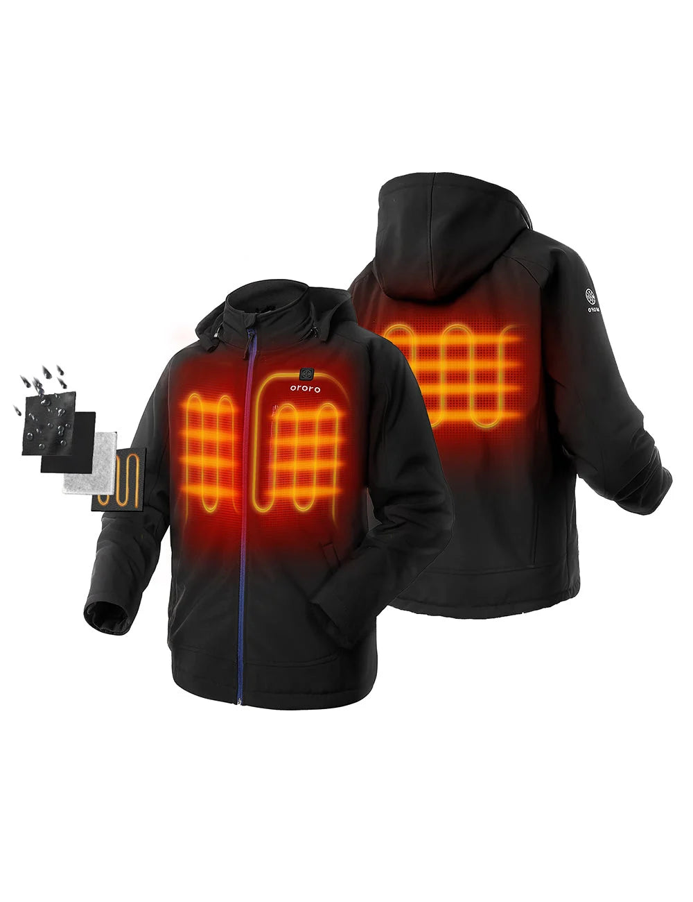 ORORO Heated Men's Classic Heated Jacket (Apparel Only) - Image 2