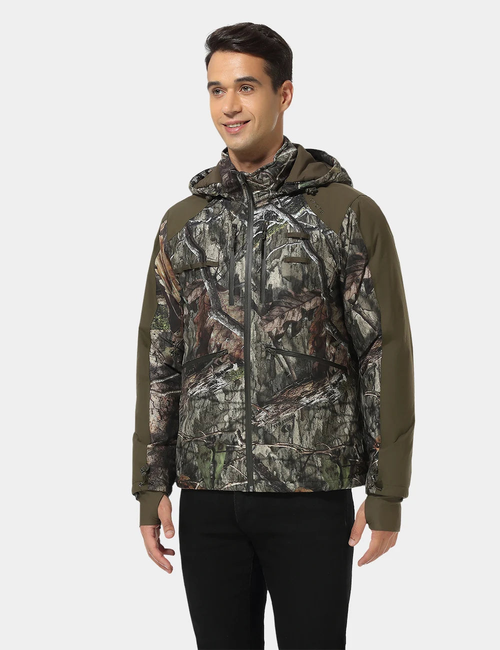 ORORO Heated Men's Heated Hunting Jacket - Camouflage, Mossy Oak® Country DNA - Image 3