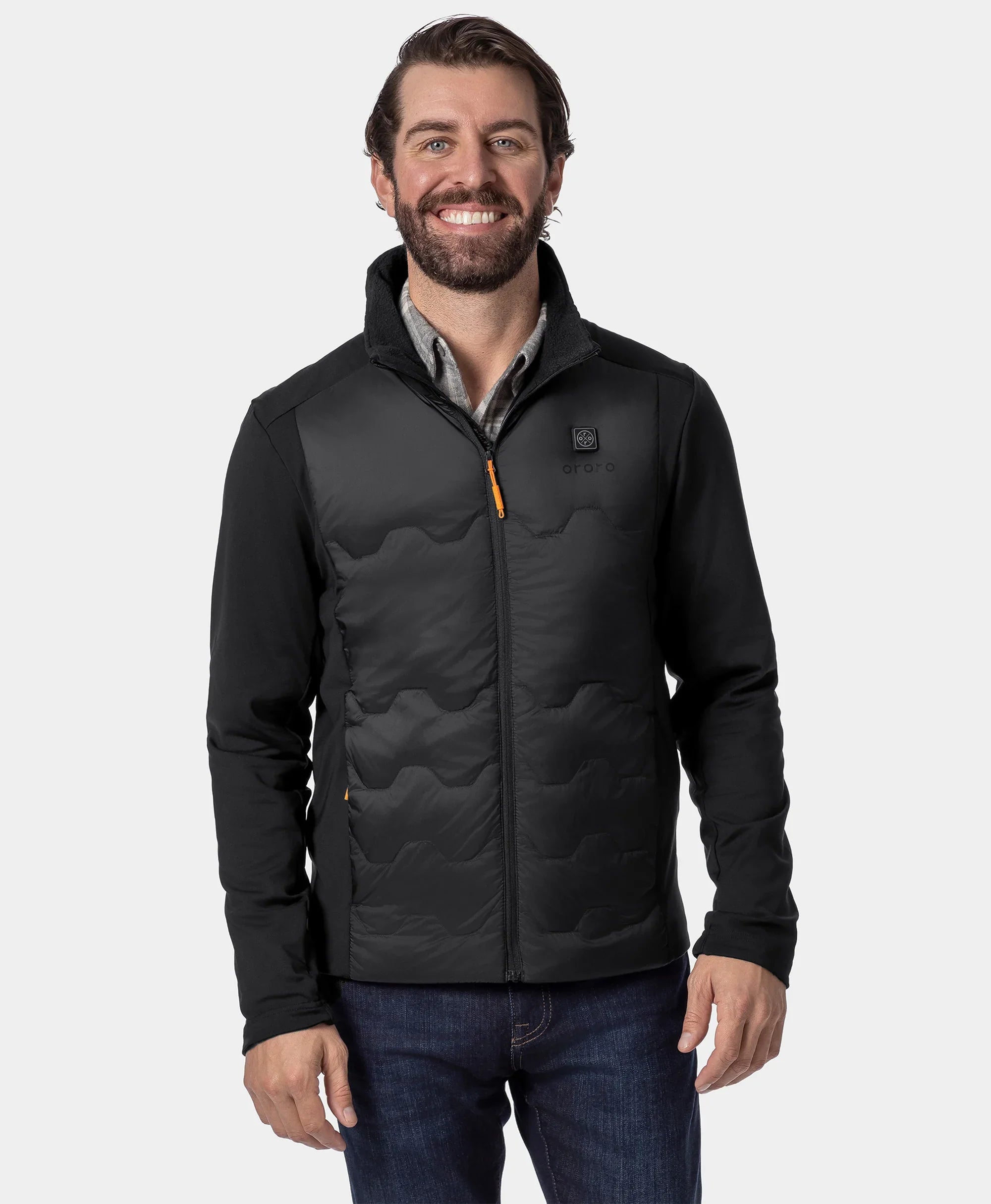 ORORO Heated Verbier Men's 4-Zone Heated Down Jacket