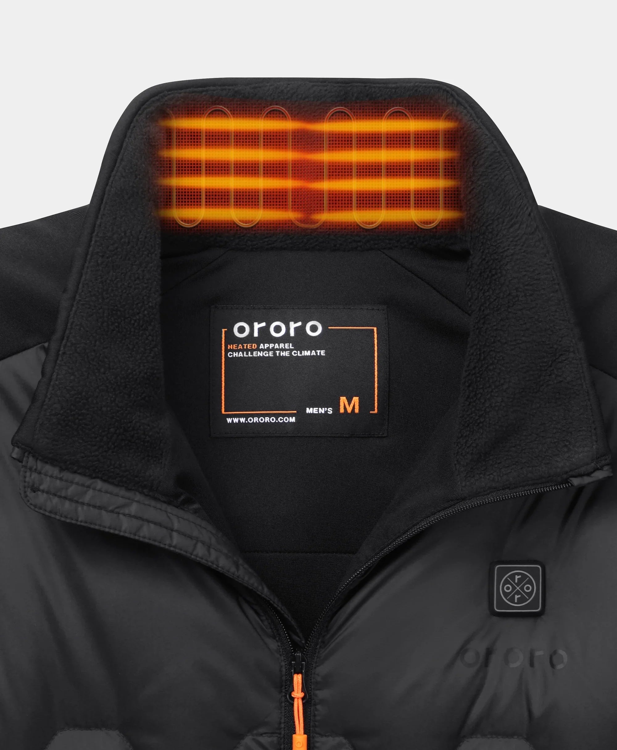 ORORO Heated Verbier Men's 4-Zone Heated Down Jacket - Image 13