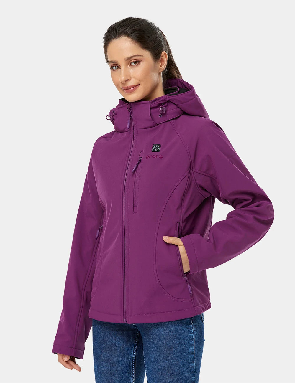 ORORO Heated Women's Classic Heated Jacket (Apparel Only) - Image 33