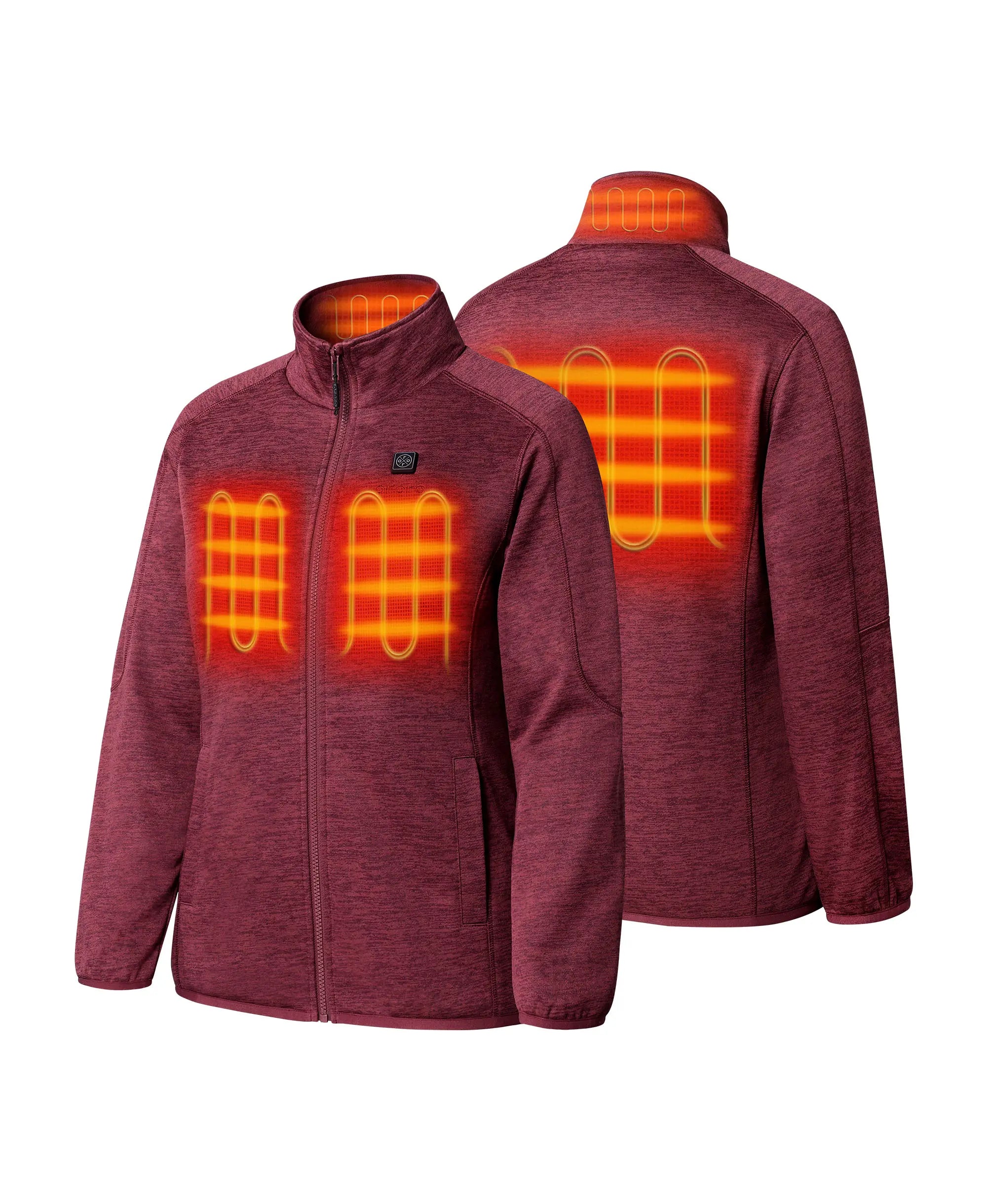 ORORO Heated Women's Heated Full-Zip Fleece Jacket - Image 37