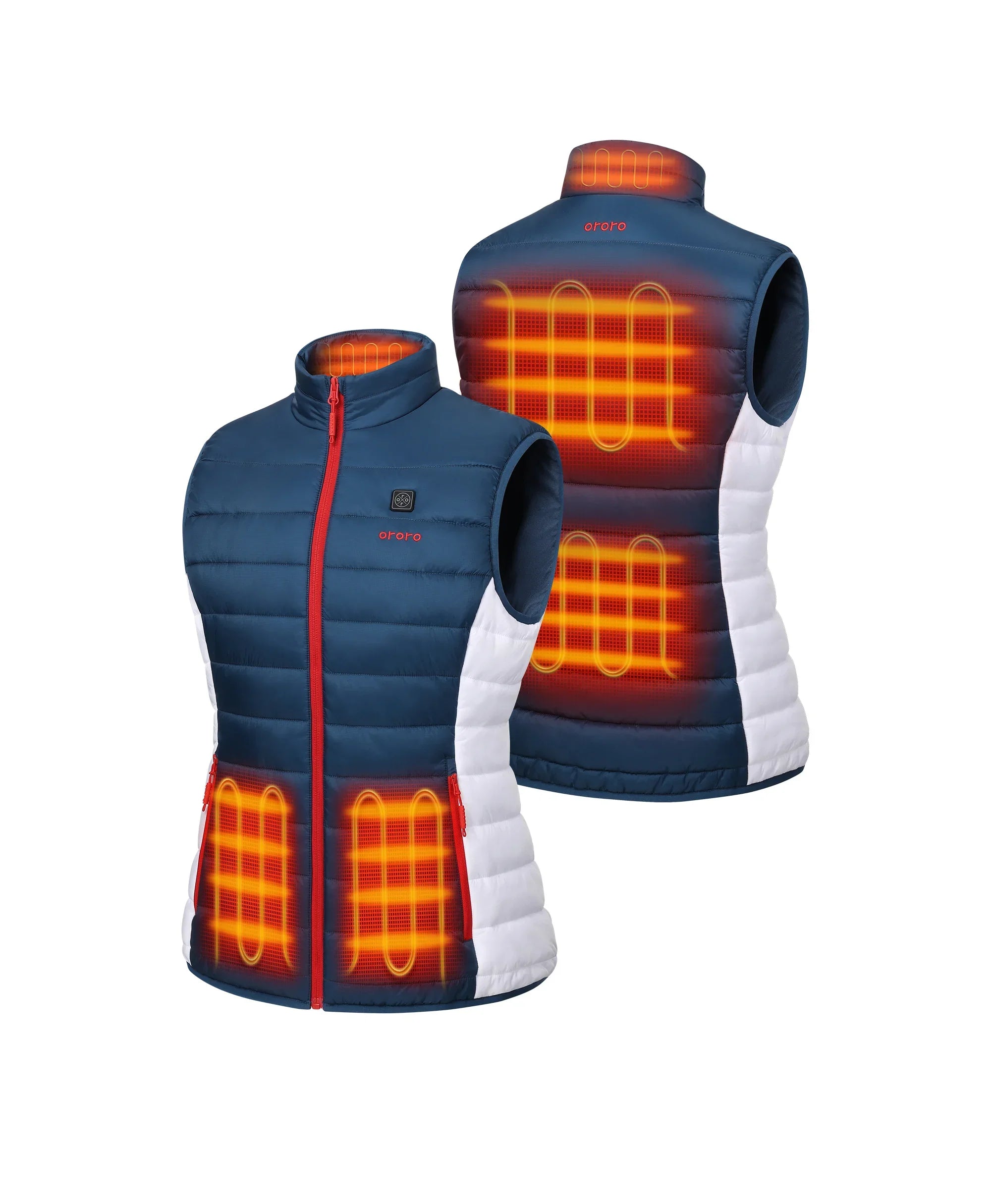 ORORO Heated (Open-box) Women's 5-Zone Classic Evo Heated Vest (Battery Set Not Included) - Image 9