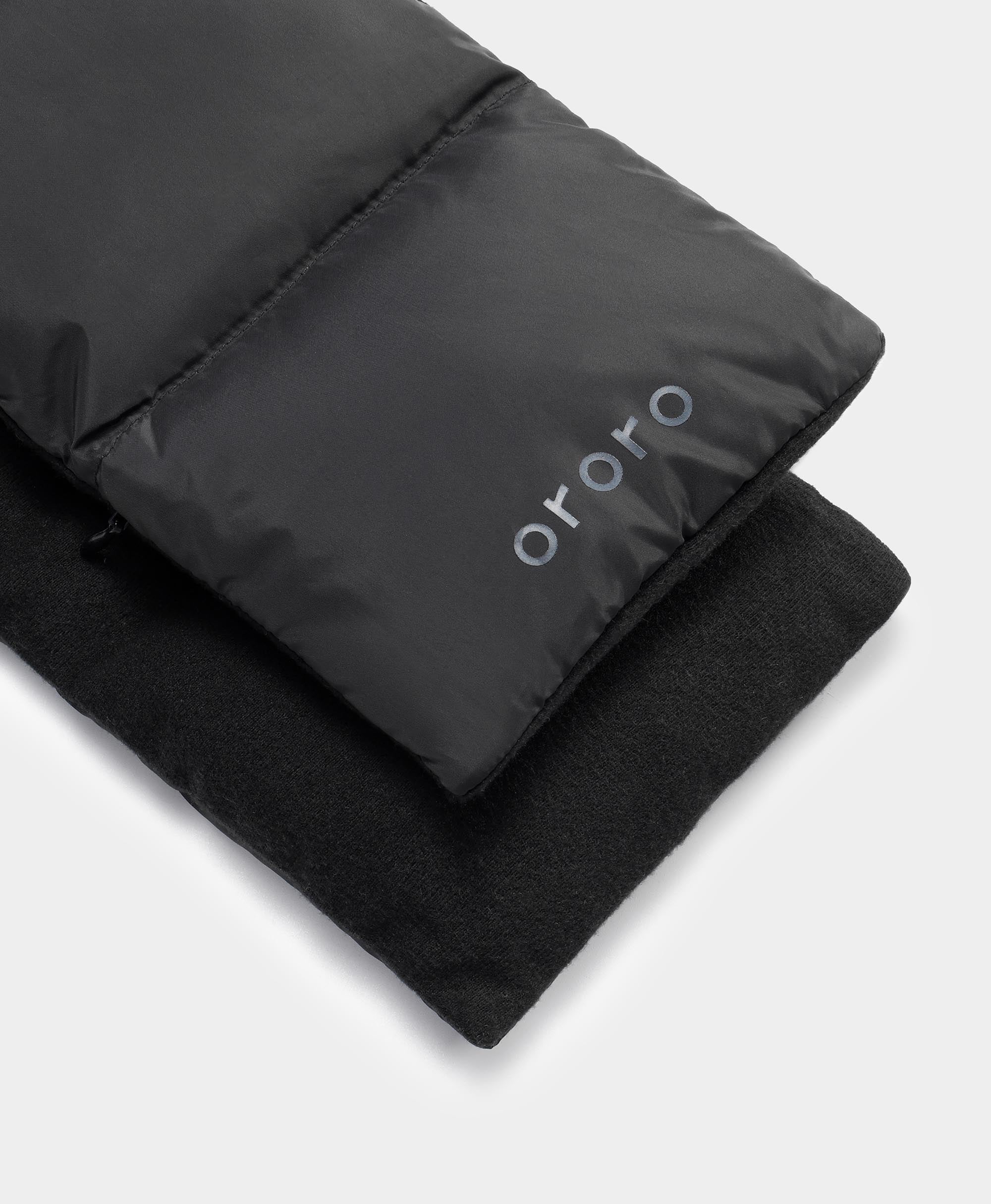 ORORO Heated Unisex Heated Puffer Down Scarf (Long) (ORORO Heated Final Sale) - Image 9