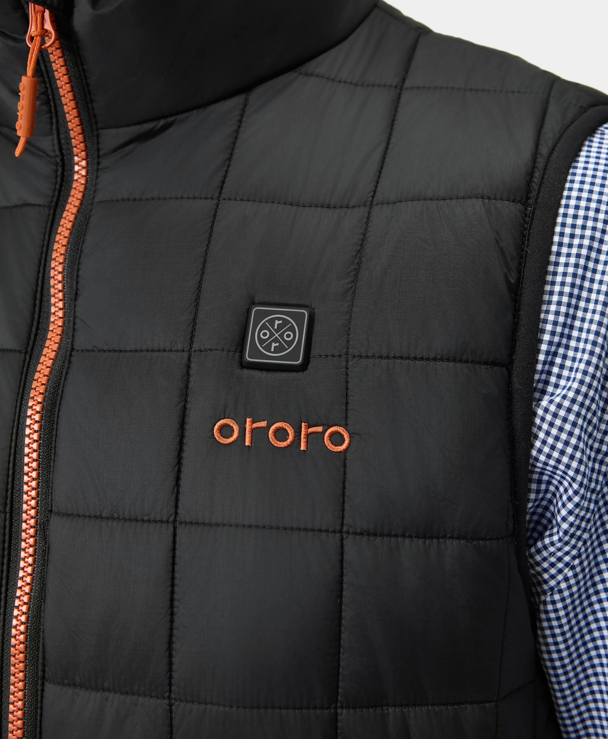 ORORO Heated (Open-box) Prism Men's 4-Zone Heated Quilted Vest (Battery Set Not Included) - Image 5