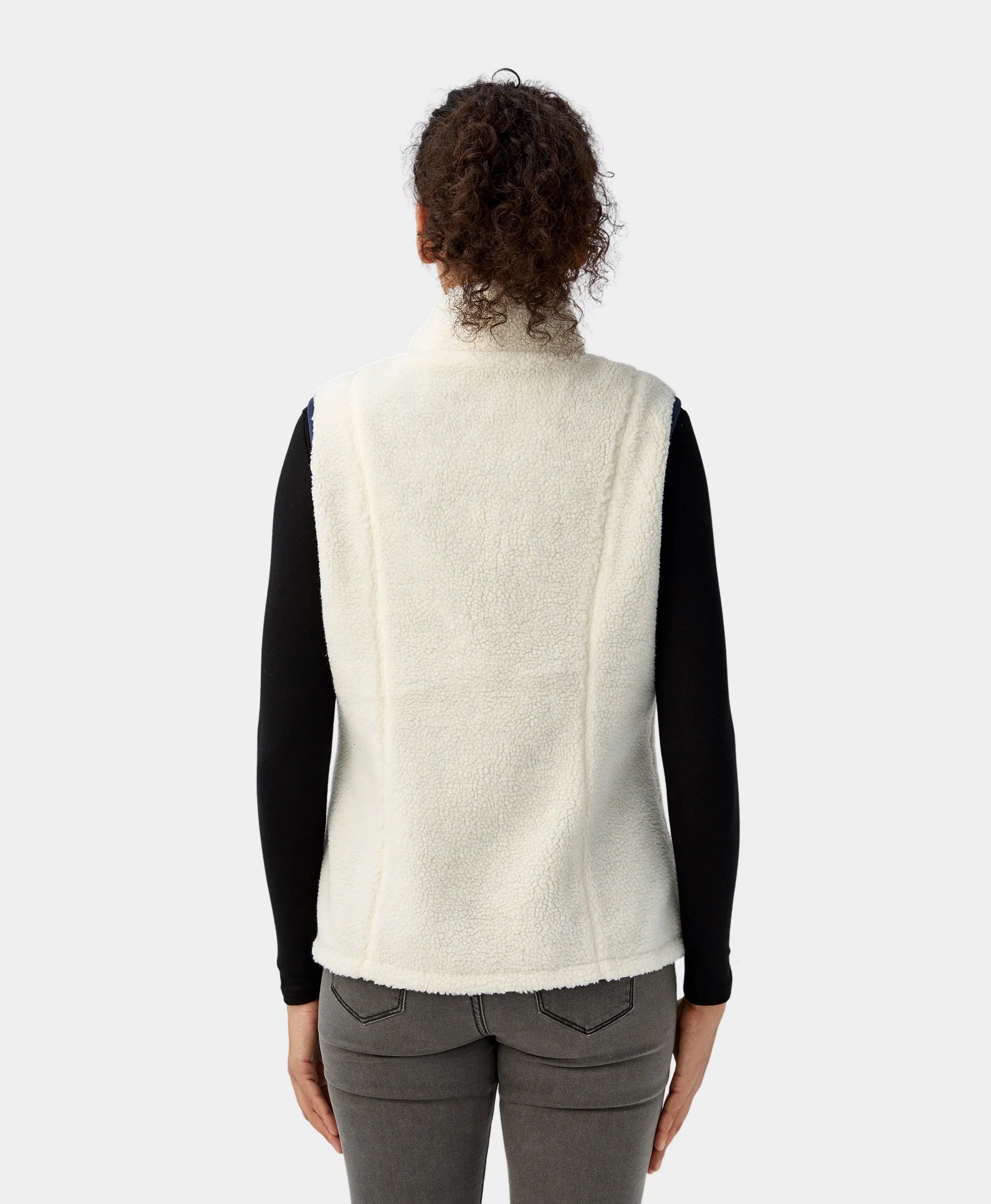 ORORO Heated (Open-box) Women's Heated Recycled Fleece Vest (Battery Set Not Included) - Image 4