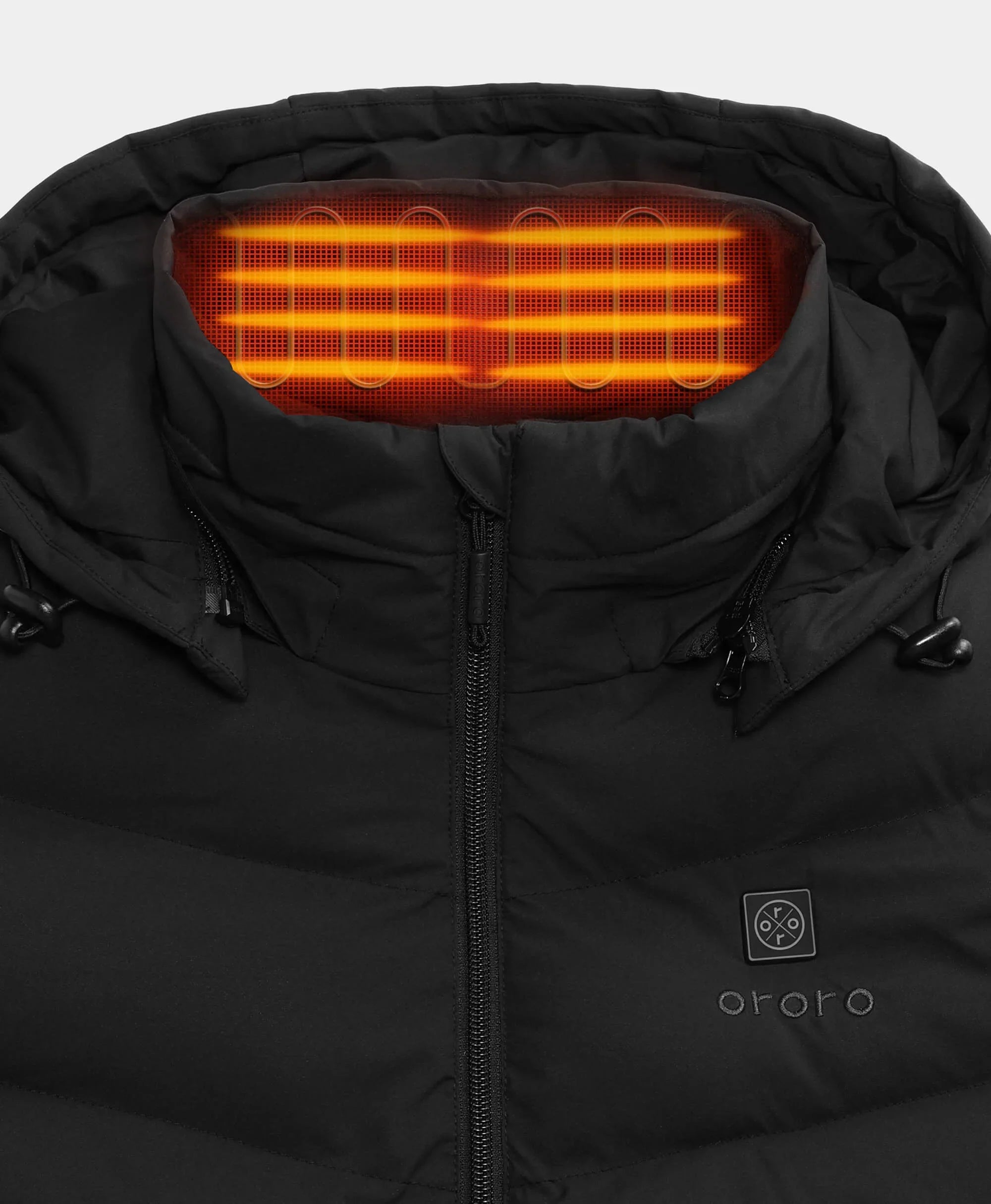 ORORO Heated Parkside Women's 4-Zone Heated Puffer Parka Jacket (Apparel Only) - Image 8