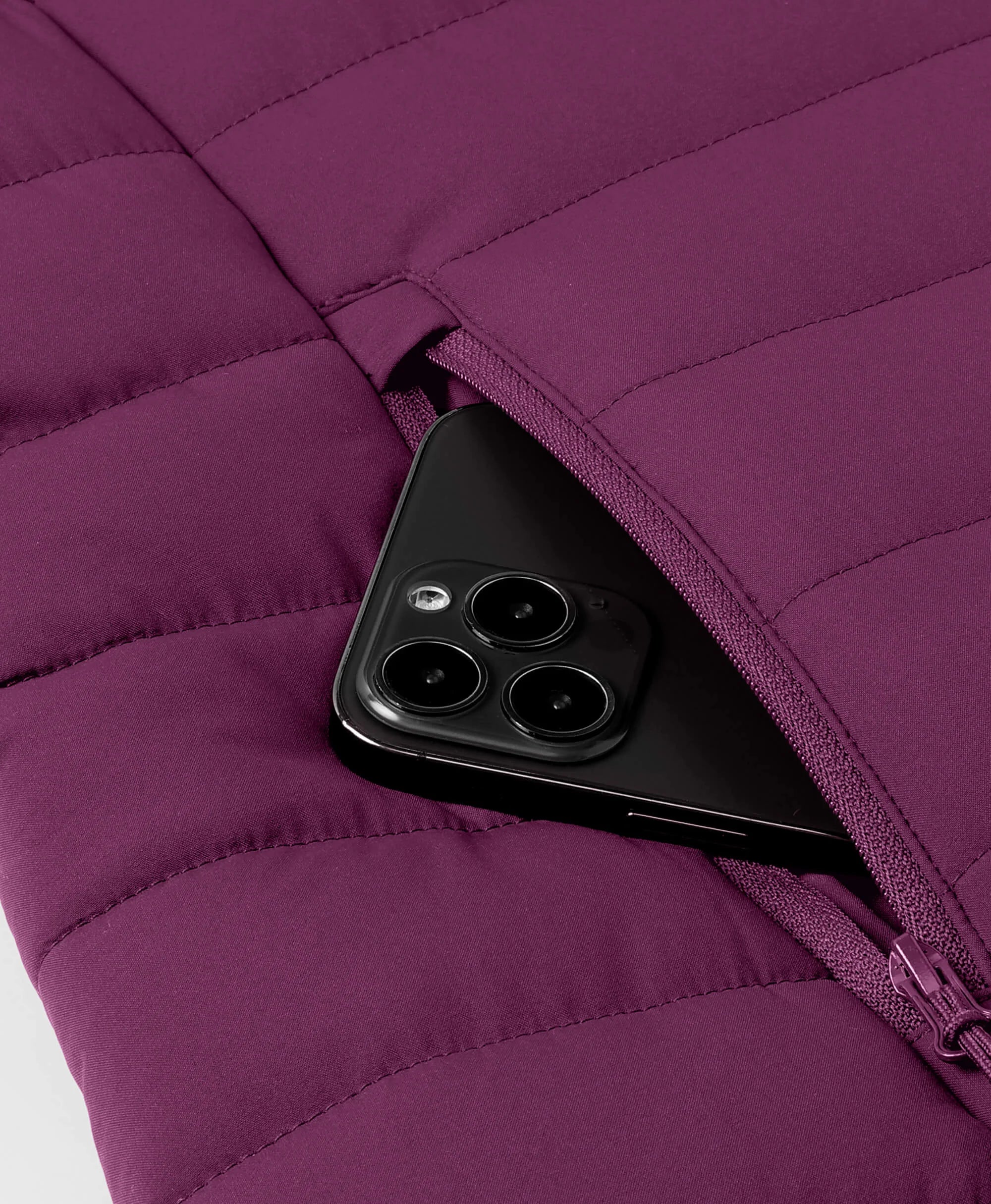 ORORO Heated Tribeca Women's Heated Long Puffer Vest (Apparel Only) - Image 11