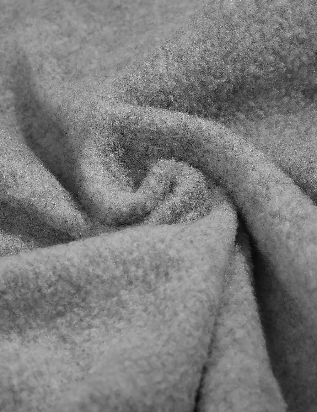 ORORO Heated Unisex Heated Fleece Hoodie - Flecking Gray/Black (Apparel Only) - Image 18
