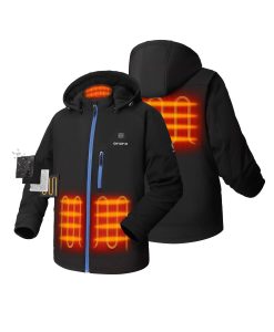 Alternative view of ORORO Heated Men's Classic Heated Jacket 2.0 (4 Heating Zones)