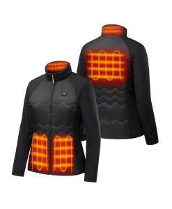 Alternative view of ORORO Heated Verbier Women's 4-Zone Heated Down Jacket
