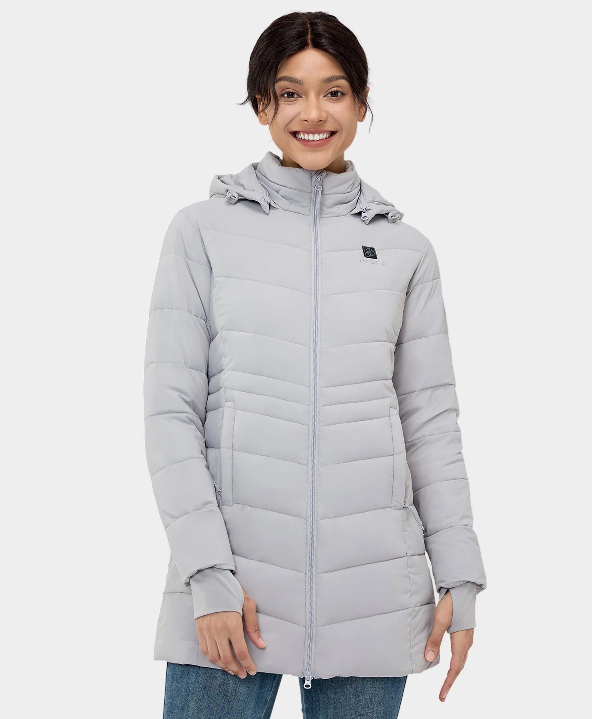ORORO Heated Women's Heated Puffer Parka Jacket (ORORO Heated Final Sale) - Image 30